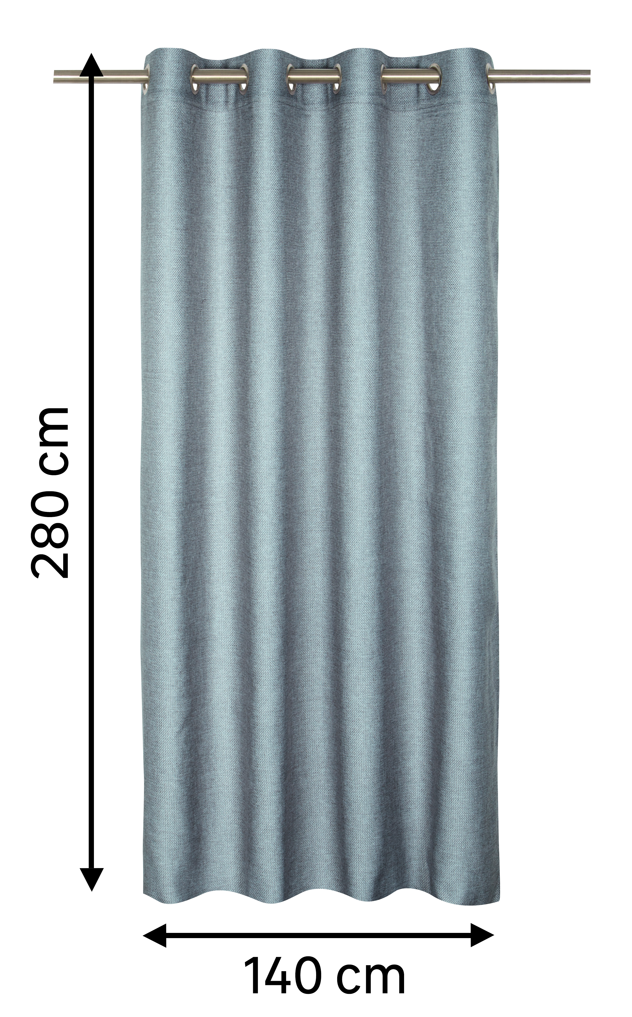 Rideau diming (entre 21% et 98% de la lumière bloquée), Sely, bleu H.280 x l.140 - 3