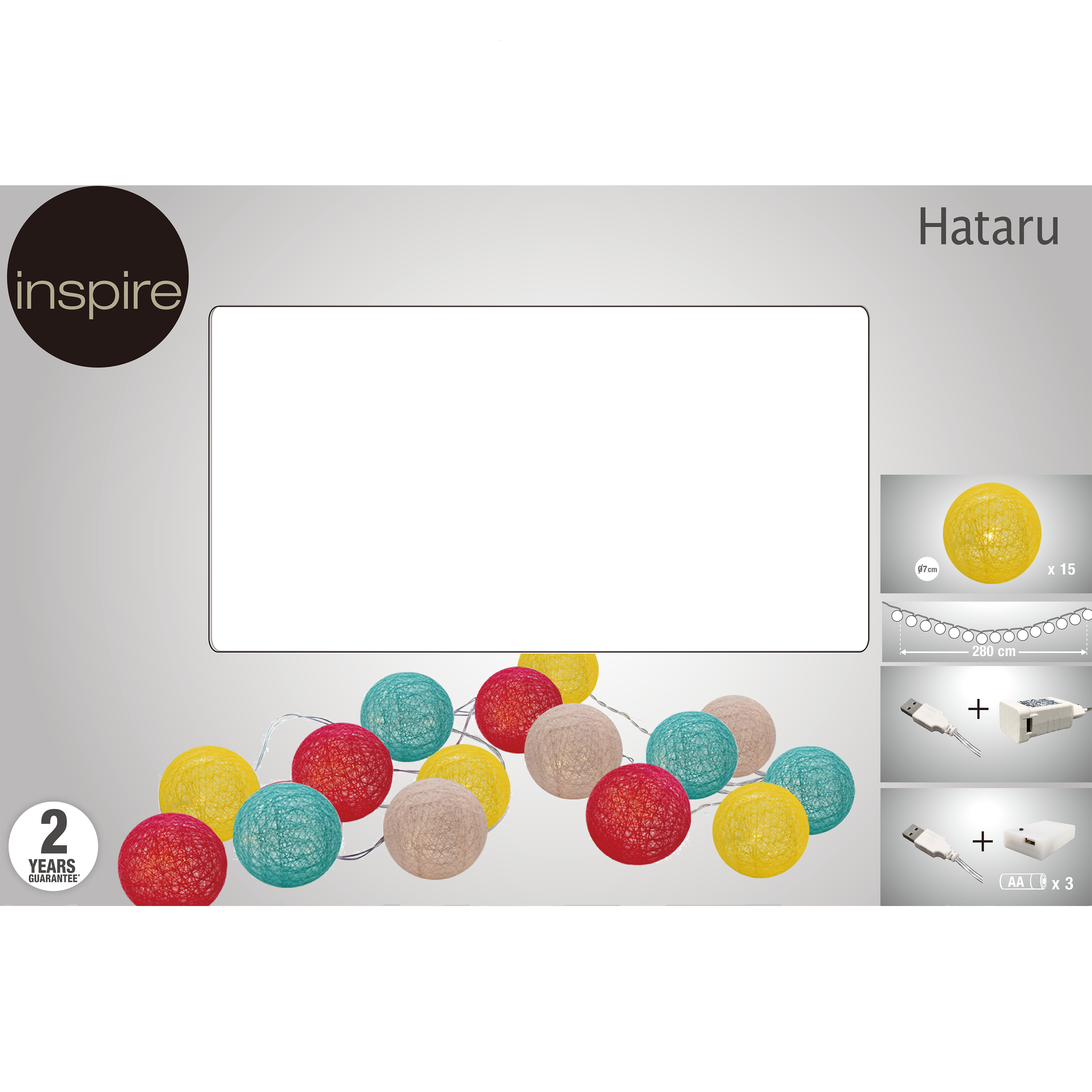 Guirlande Module LED USB + piles, blanc chaud, Hataru Magical INSPIRE - 7