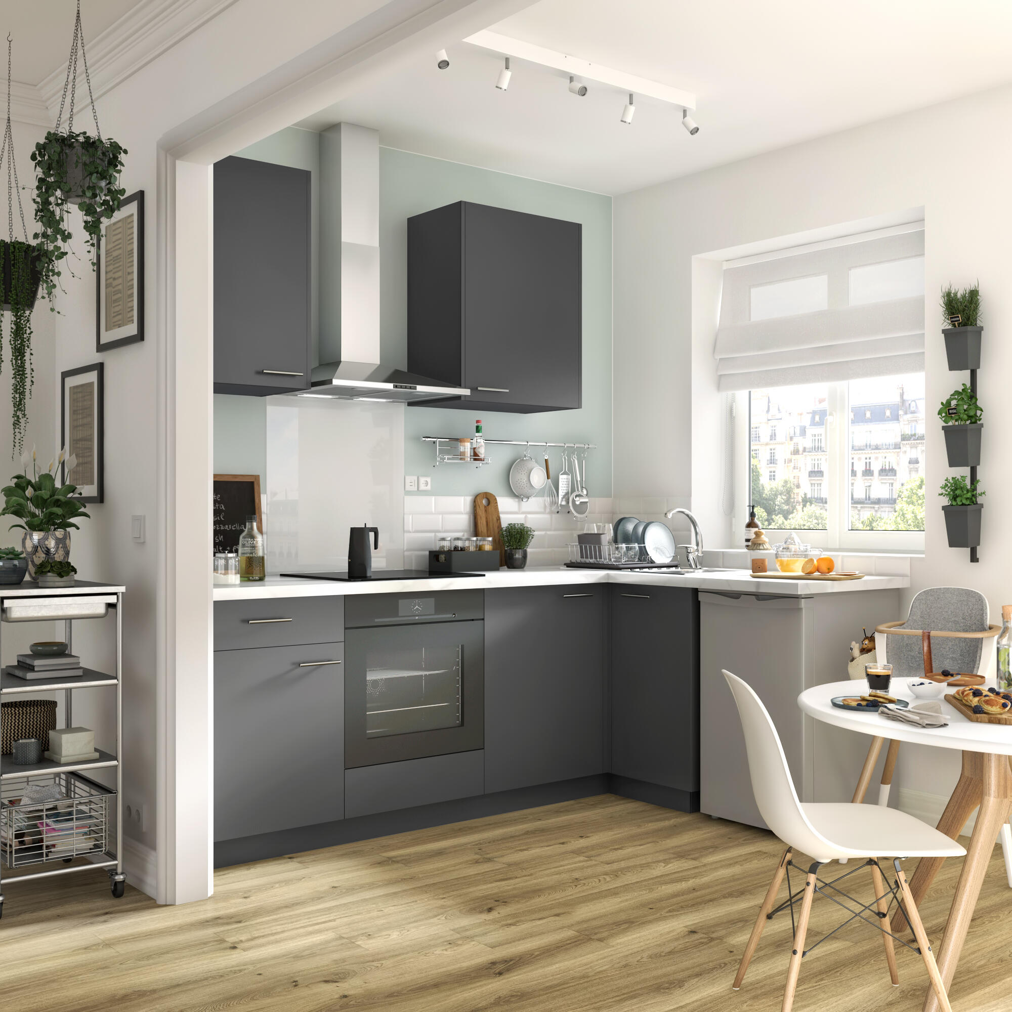 Front kuchenny F60/103 Sofia szary Delinia iD - 14