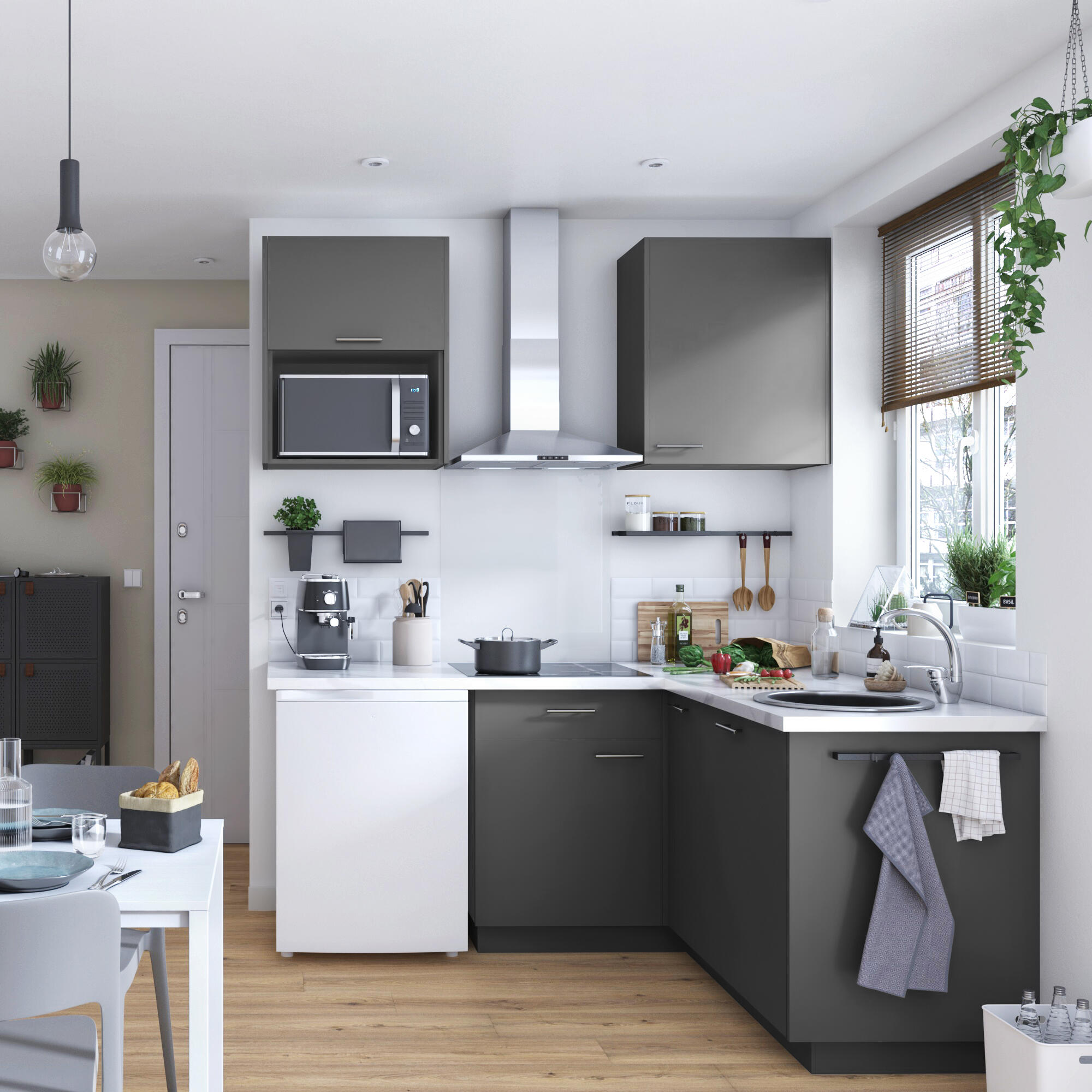 Front kuchenny F60/103 Sofia szary Delinia iD - 21