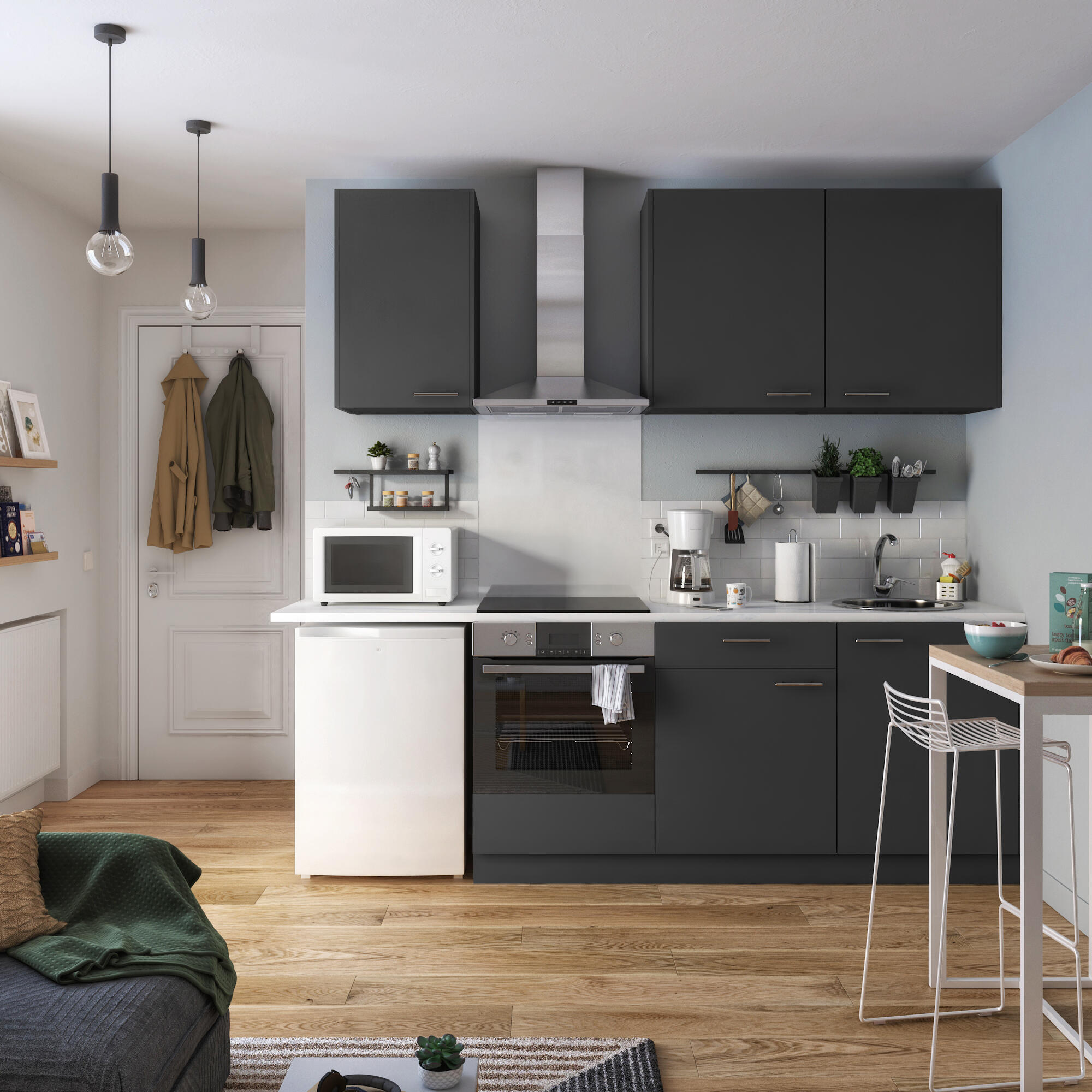 Front kuchenny F60/103 Sofia szary Delinia iD - 8