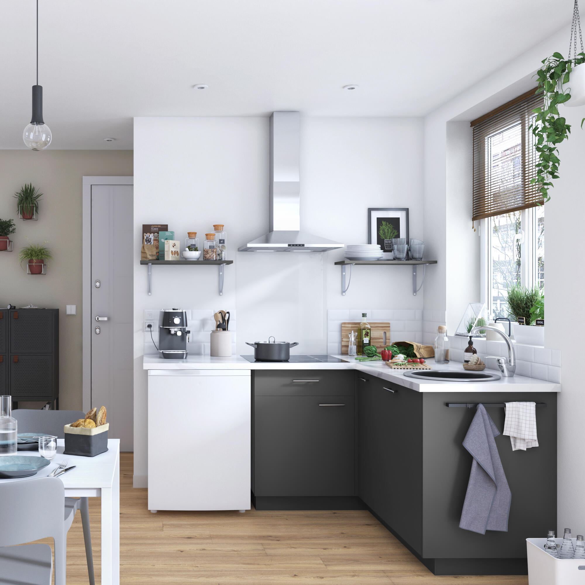 Front kuchenny F60/103 Sofia szary Delinia iD - 5