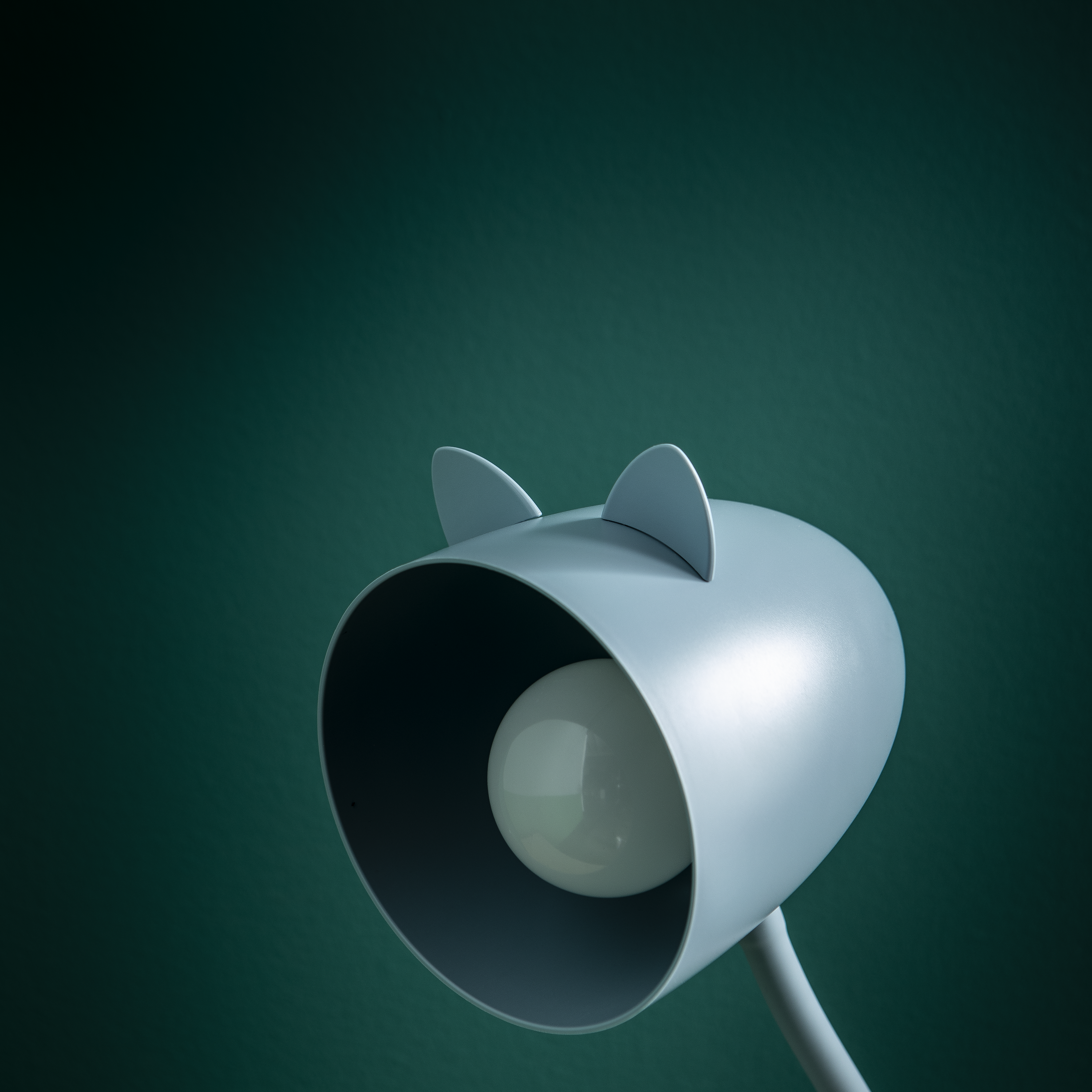 Lampka biurkowa Pina niebieska E27 Inspire - 12