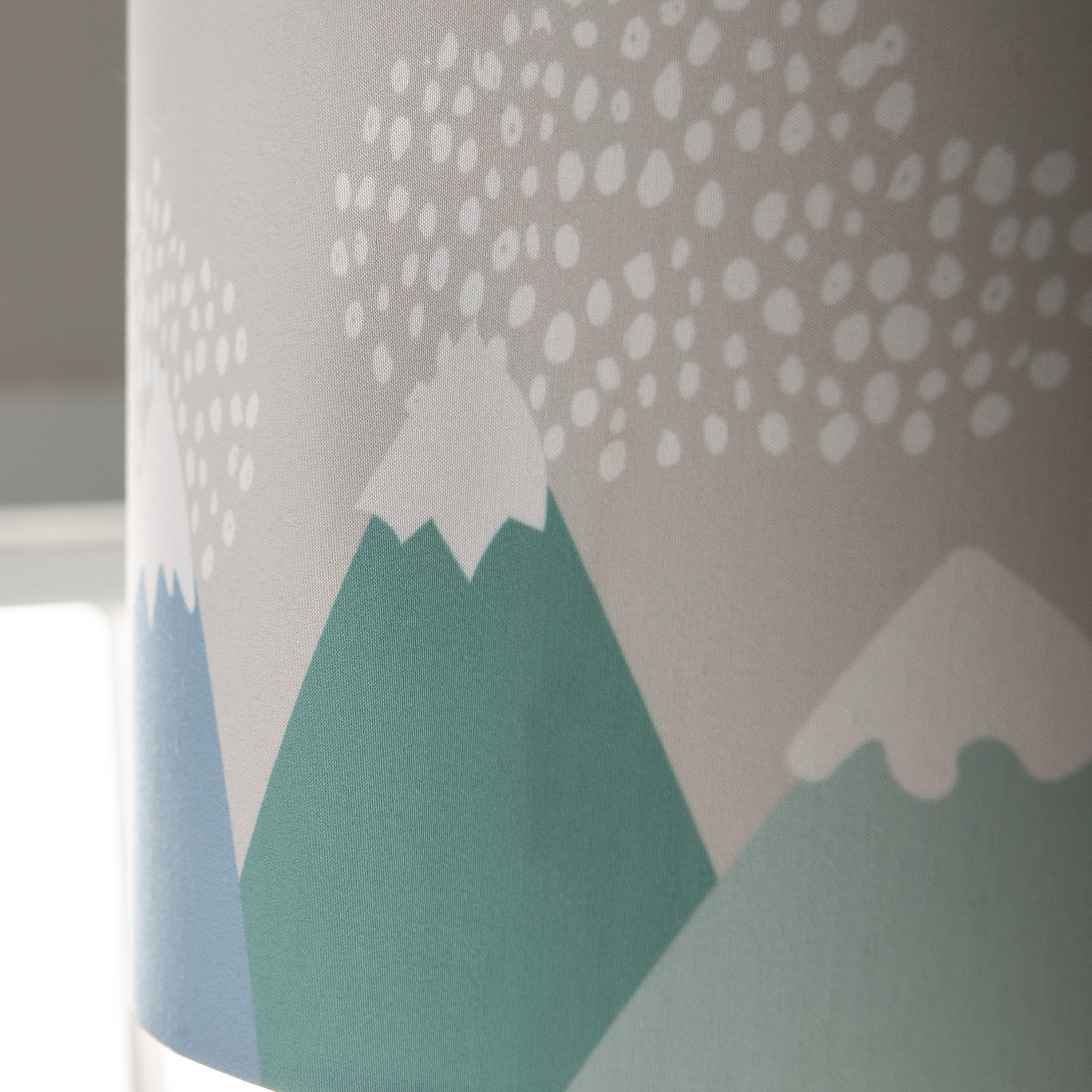 Lampa wisząca Hill niebiesko-zielona E27 Inspire - 6