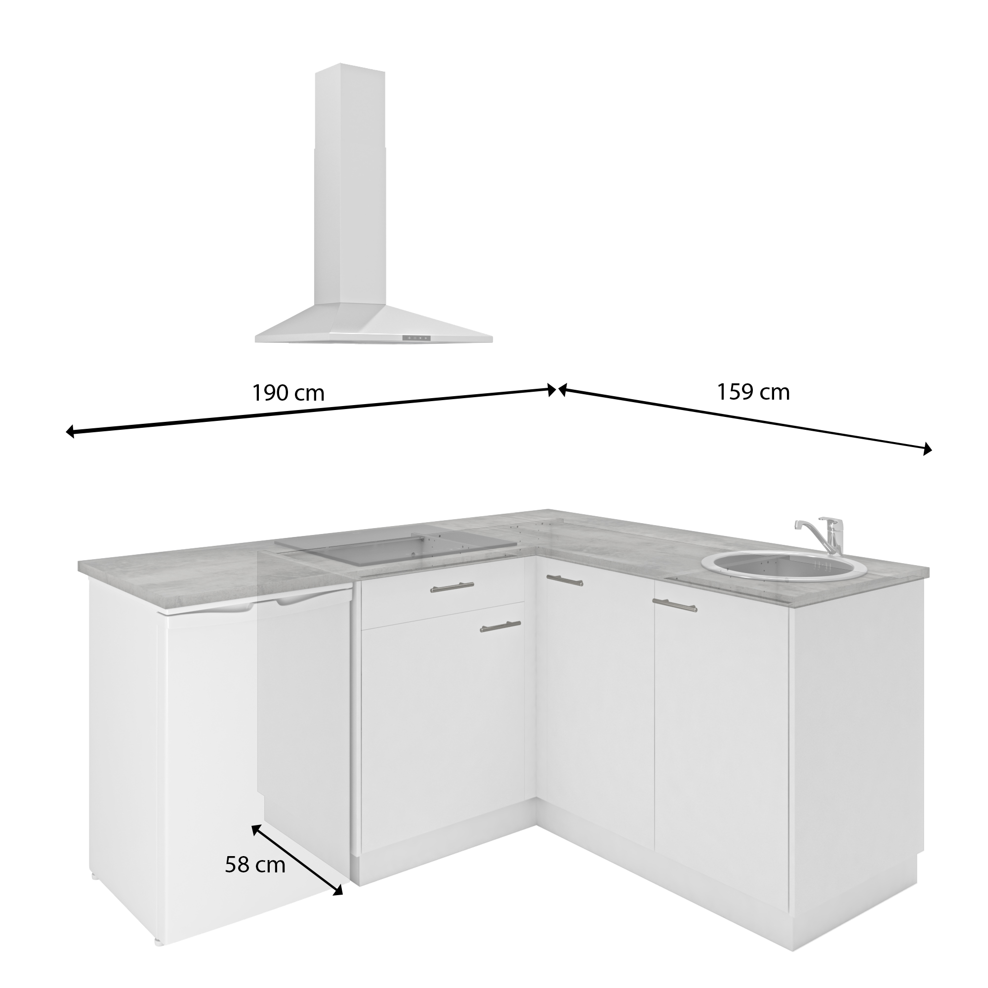 Anta per colonna DELINIA ID Sofia L 44.7 x  H 76.8 cm bianco opaco - 16