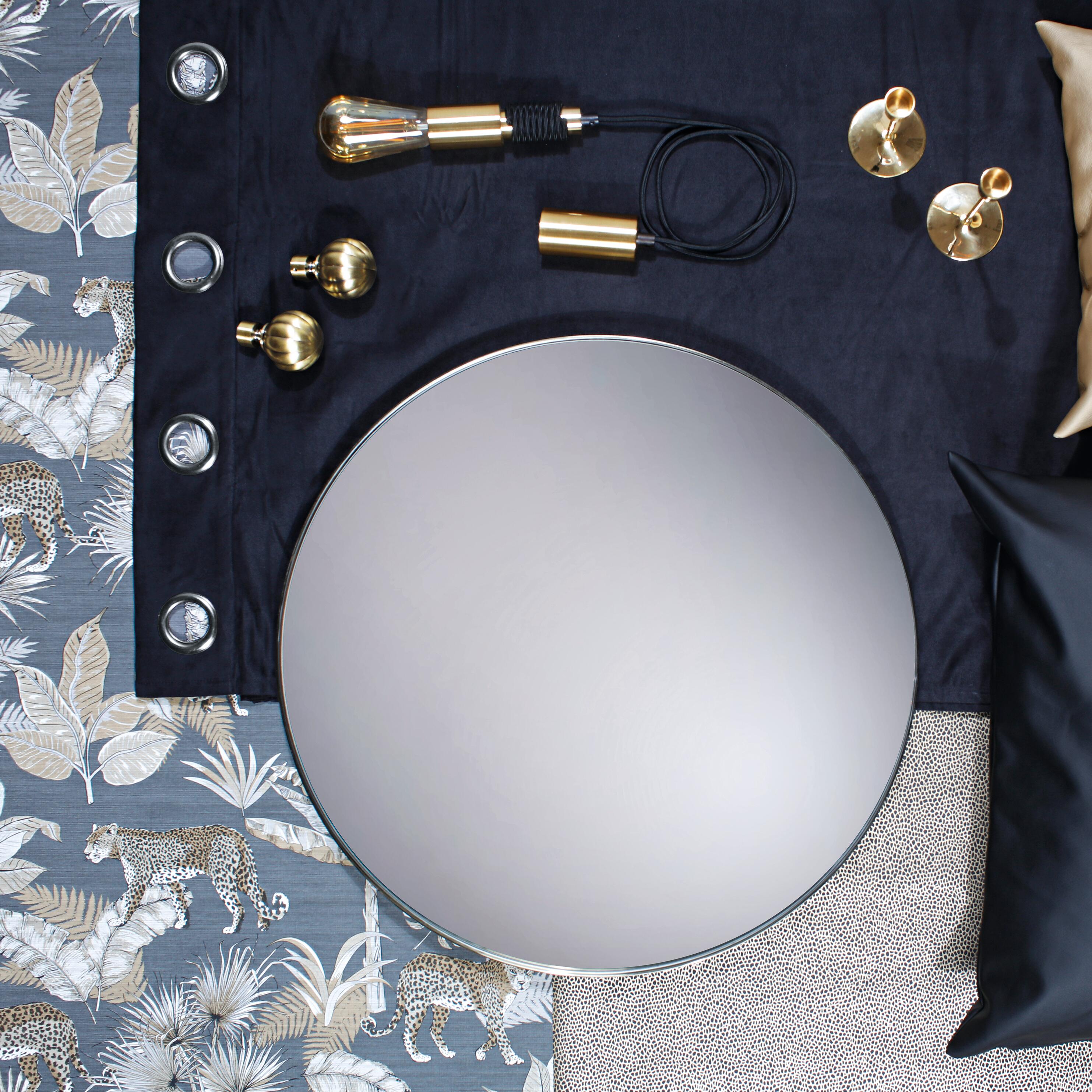 Lustro okrągłe Glam Brass złote śr. 60 cm Inspire - 17
