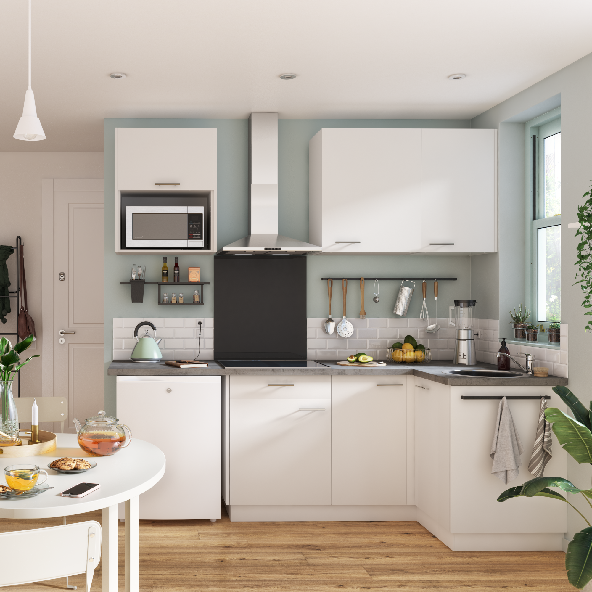 Front kuchenny F60/103 Sofia biały Delinia iD - 12