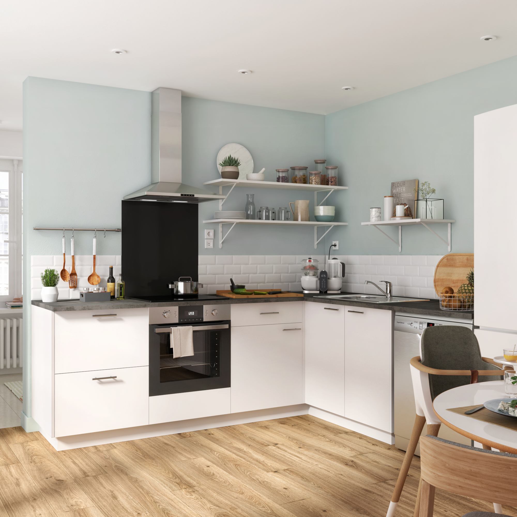 Front kuchenny F60/103 Sofia biały Delinia iD - 20