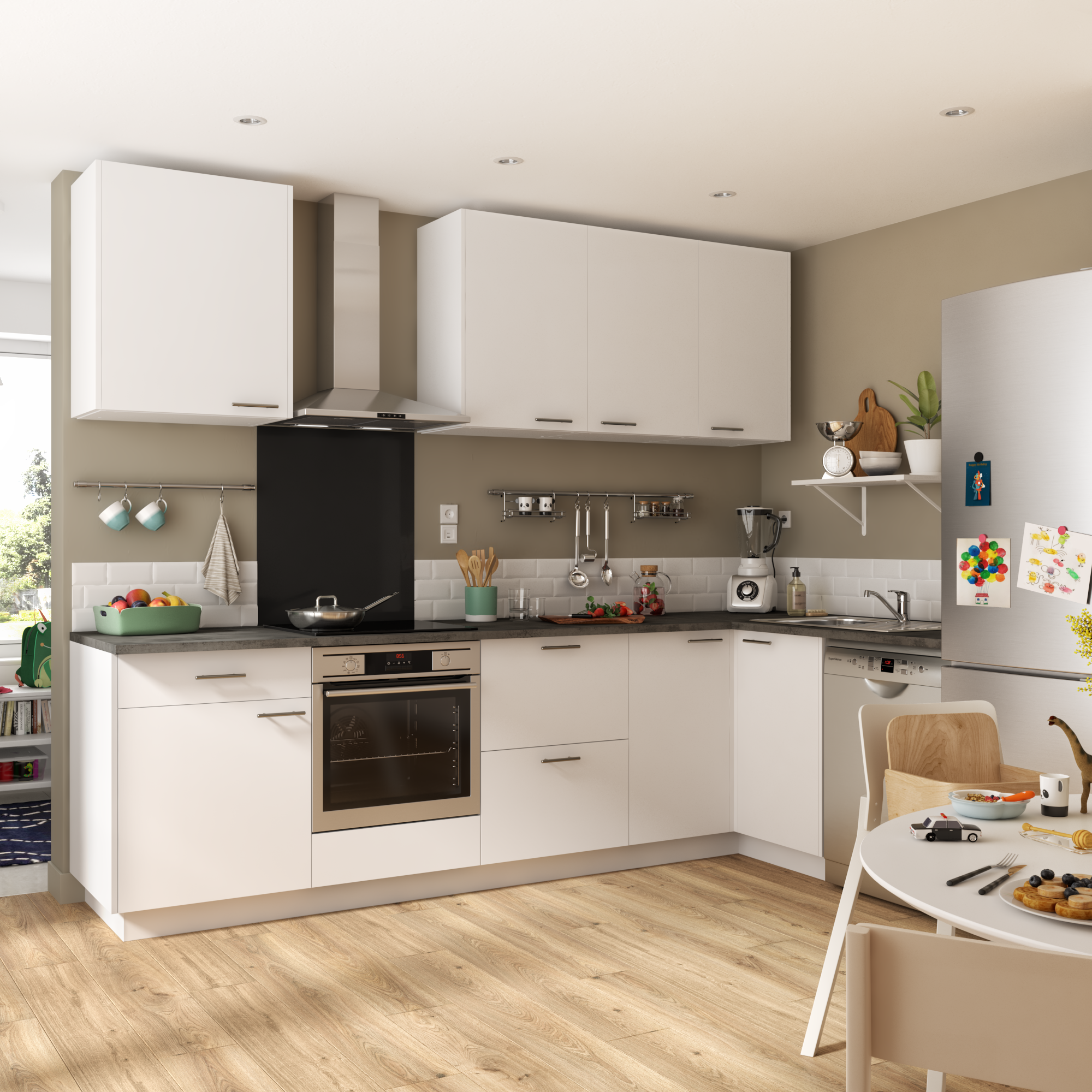 Front kuchenny F60/103 Sofia biały Delinia iD - 8