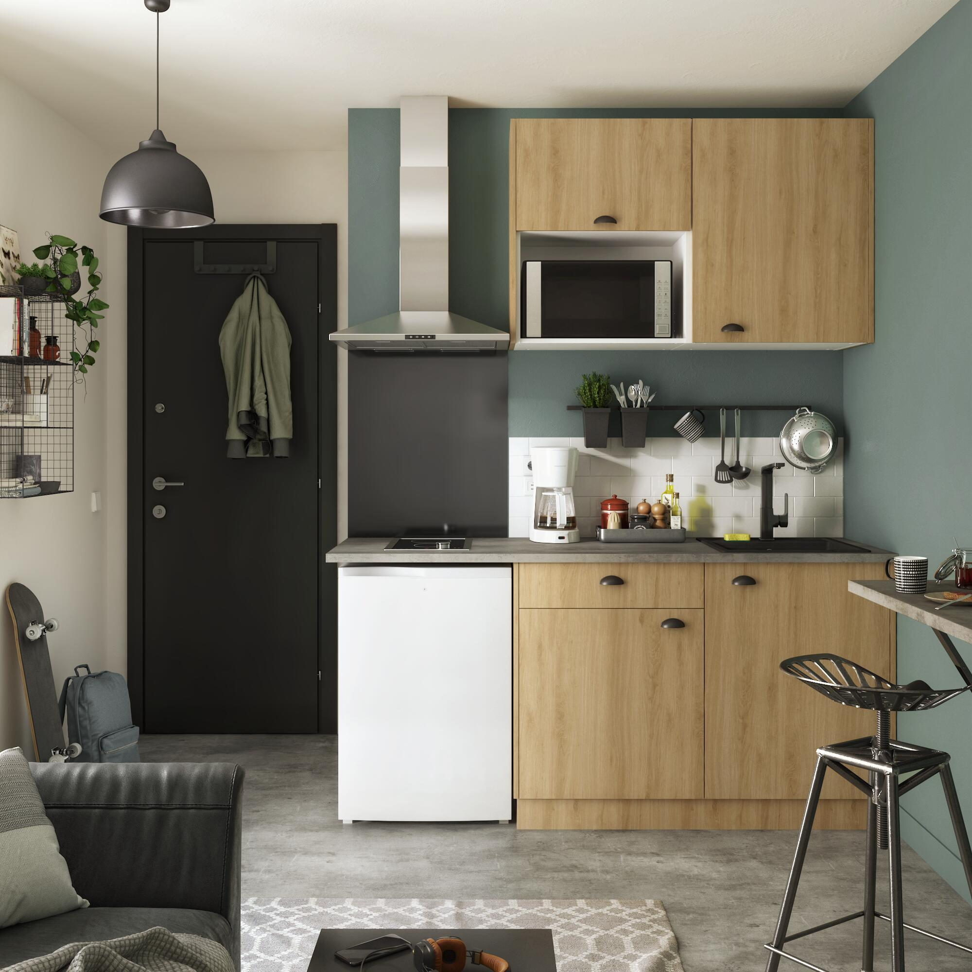 Sistema di sollevamento anta  ammortizzato KESSEBÖHMER in acciaio cromato apertura 90°  Kg max 7.5, 2 pezzi - 7