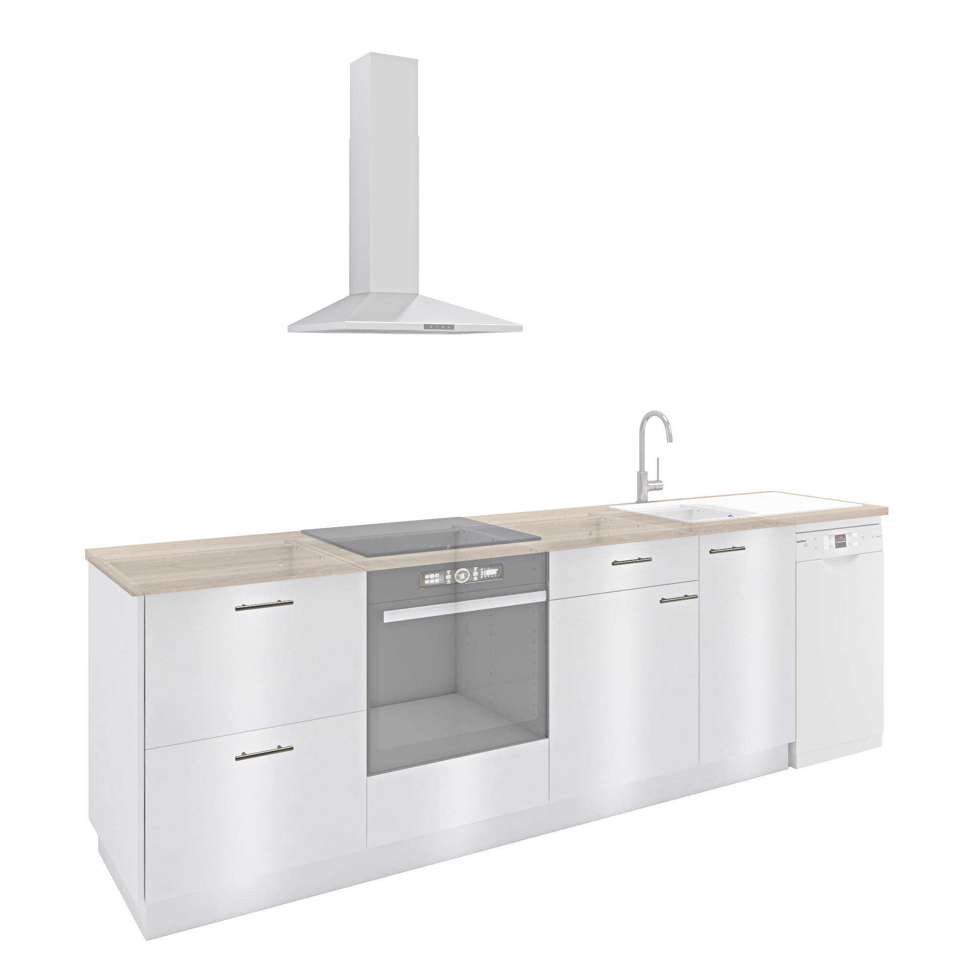 Bandeau de finition Sevilla blanc H.16.7 cm x L.59.7 cm x Ep.18 mm - 6