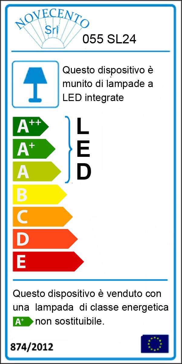 Applique LED moderno Kiley argento IP20, luce bianco naturale 800 lumen, NOVECENTO - 13