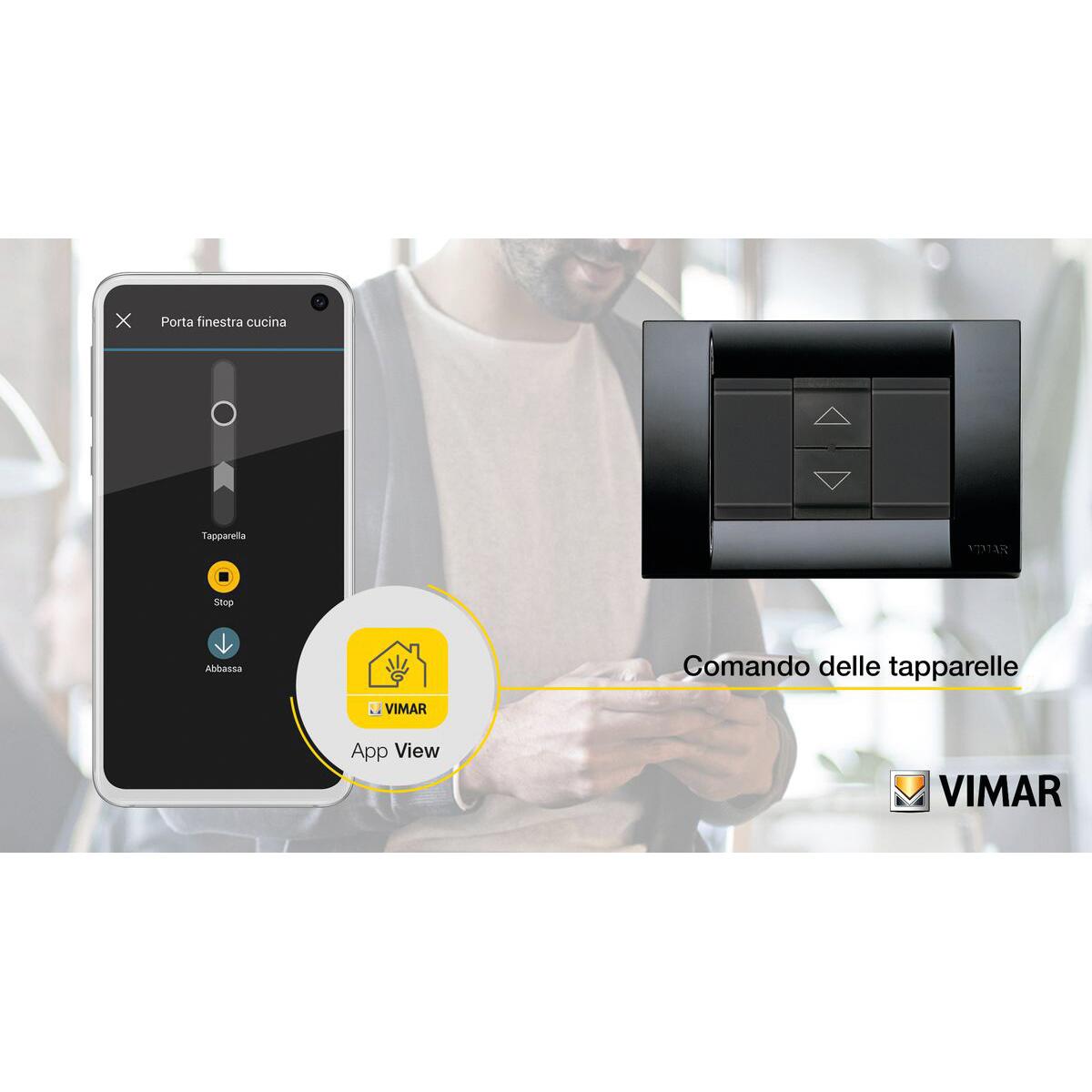 Modulo per comando smart Bluetooth ® VIMAR Attuatore tapparella grigio - 7