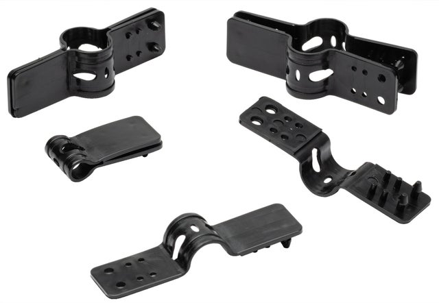 Elemento di fissaggio per occultamento nero 20 pezzi