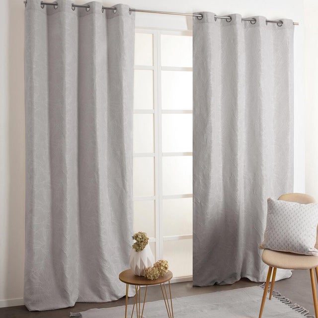 SANELA Cortinas, 1 Par, Beige Claro/+cinta De Fruncir, 55x84