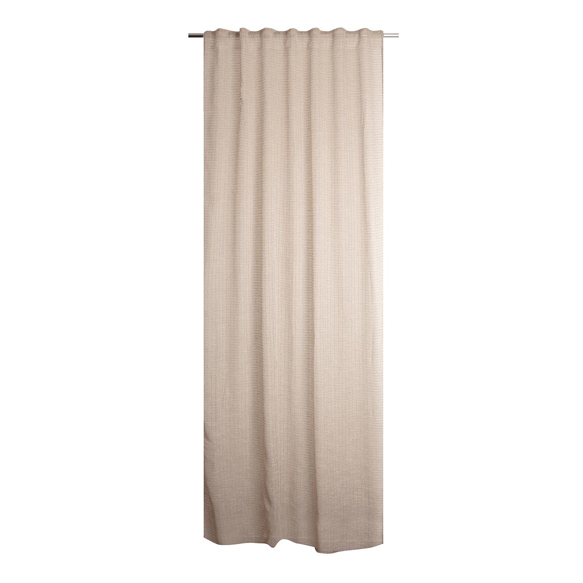 Tenda Apoline tortora, passanti nascosti 140x280 cm - 7