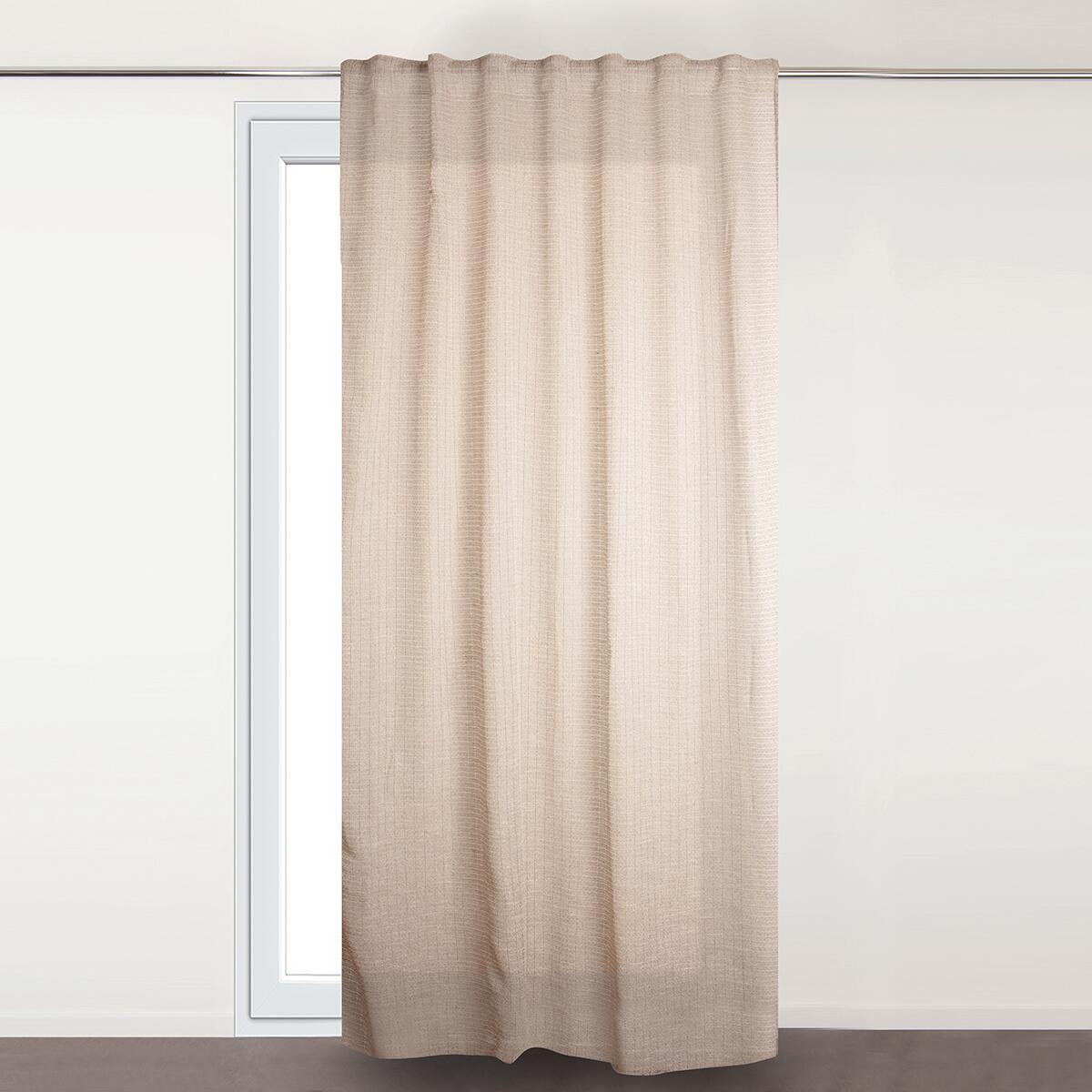 Tenda Apoline tortora, passanti nascosti 140x280 cm - 6