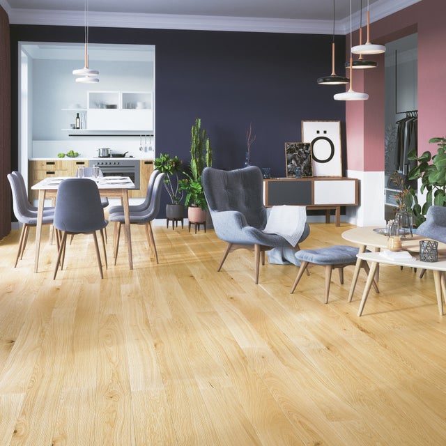 Parquet multistrato M BARLINEK in beige oliato boho sp. 14/2.5 mm 0.99 m²