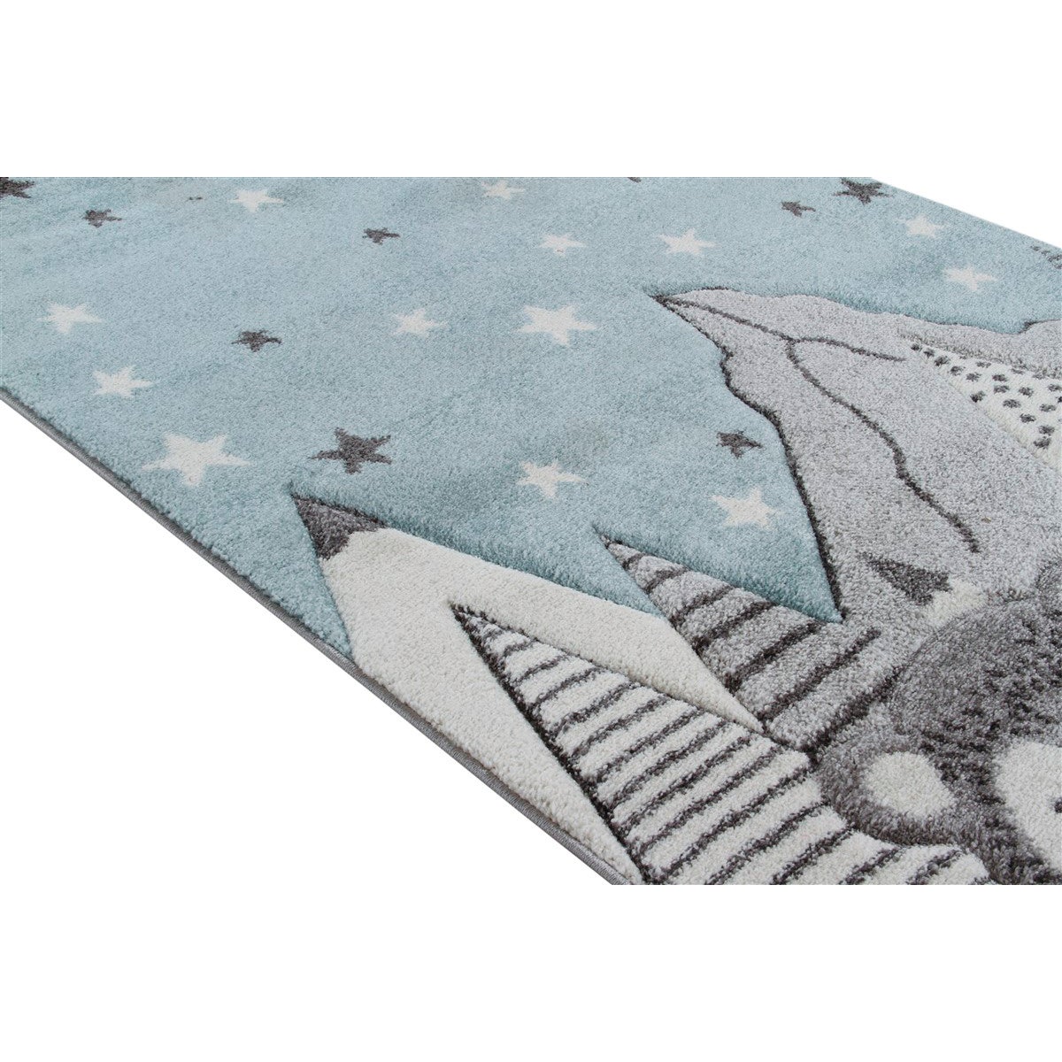 Tappeto KIDS NORDIC 3 in polipropilene, L 150 x L 100 cm, multicolore - 15