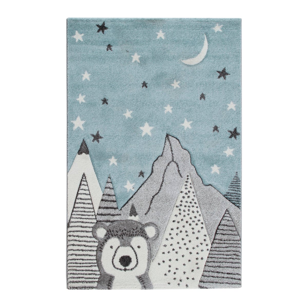 Tappeto KIDS NORDIC 3 in polipropilene, L 150 x L 100 cm, multicolore - 7