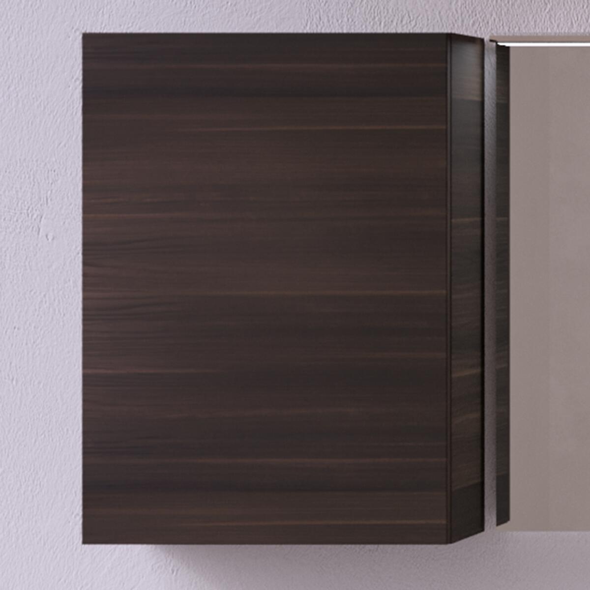 Pensile bagno Barrik bianco matt in mdf, 1 anta apertura da destra P 22 x L 50 x H 70 cm - 2