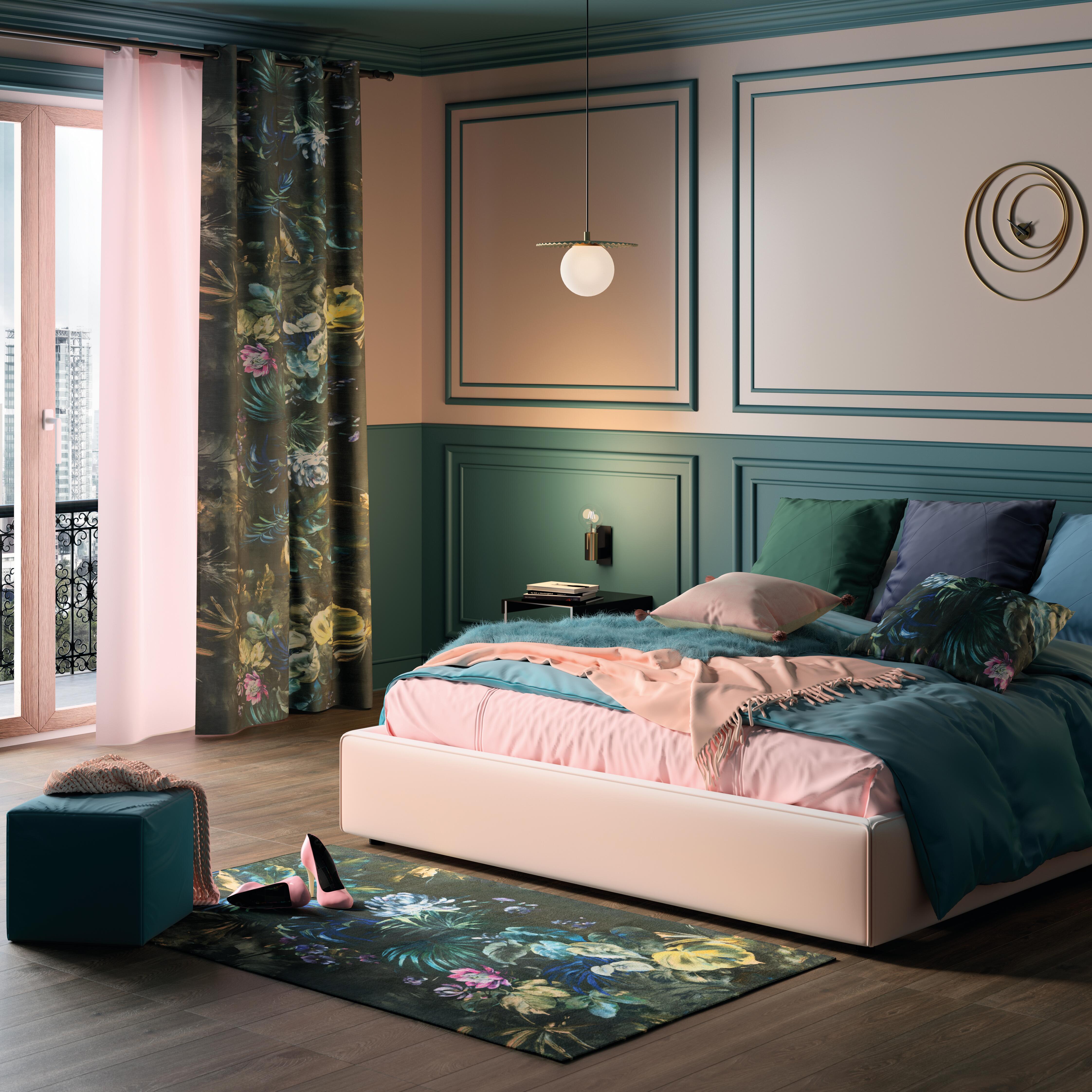 Cuscino Melisse rosa 40 x 40 cm - 6