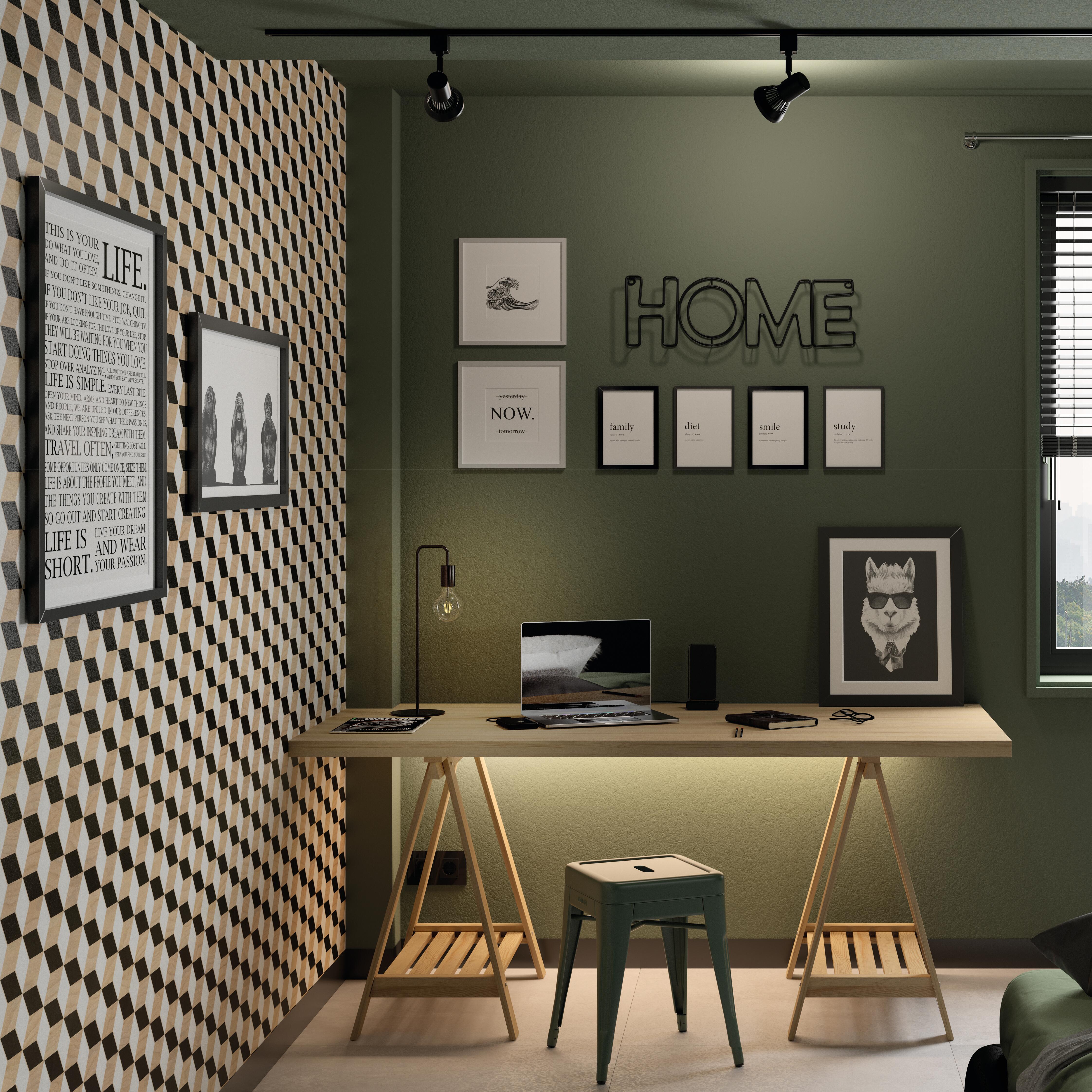 Stampa incorniciata Life multicolore 50 x 70 cm - 2