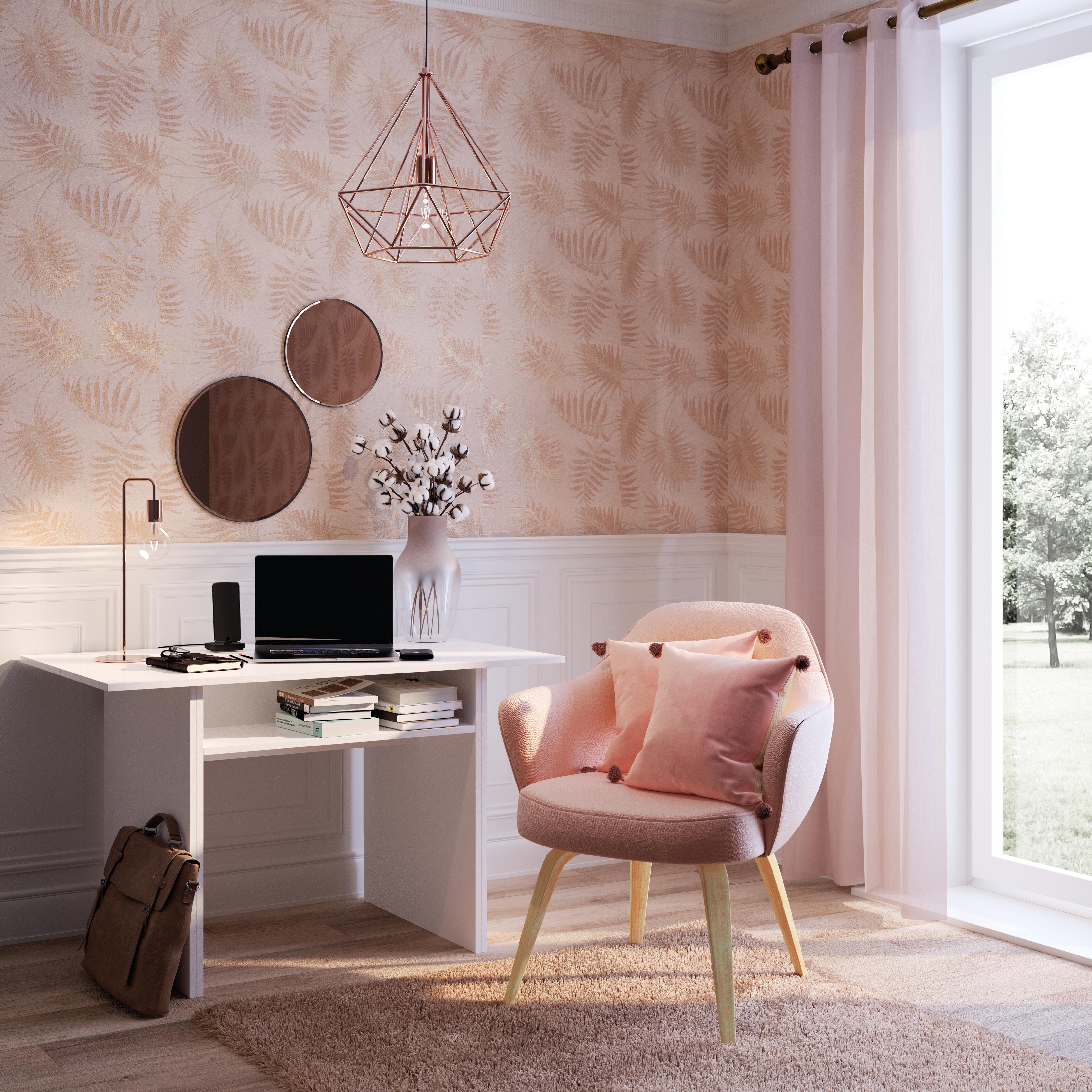 Cuscino Melisse rosa 40 x 40 cm - 10