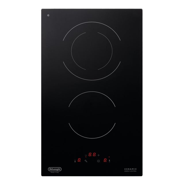 Piano cottura elettrico 2 zone L 30 cm PVC 31 N DE'LONGHI nero