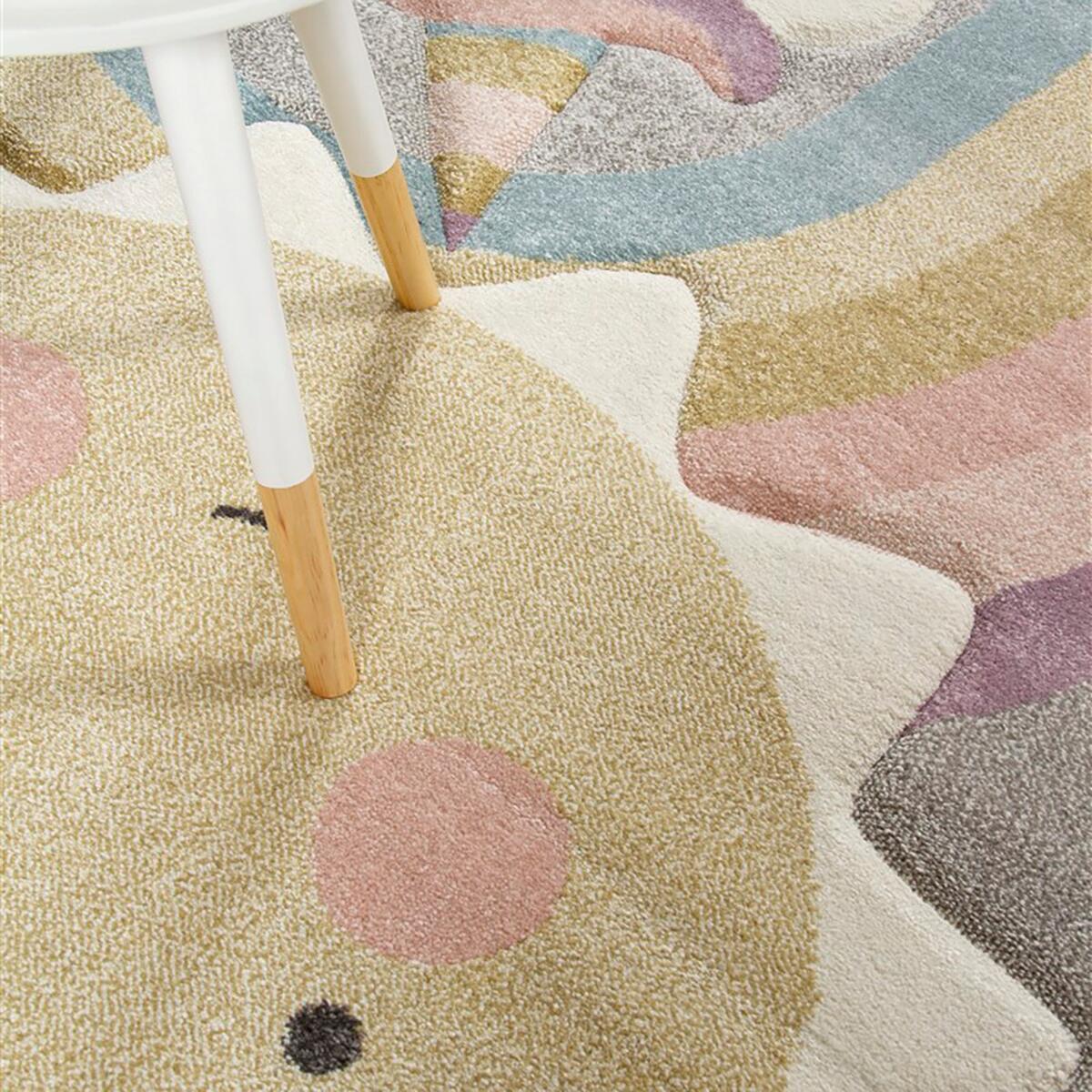 Tappeto UNICORNO in polipropilene, L 150 x L 100 cm, multicolore - 5