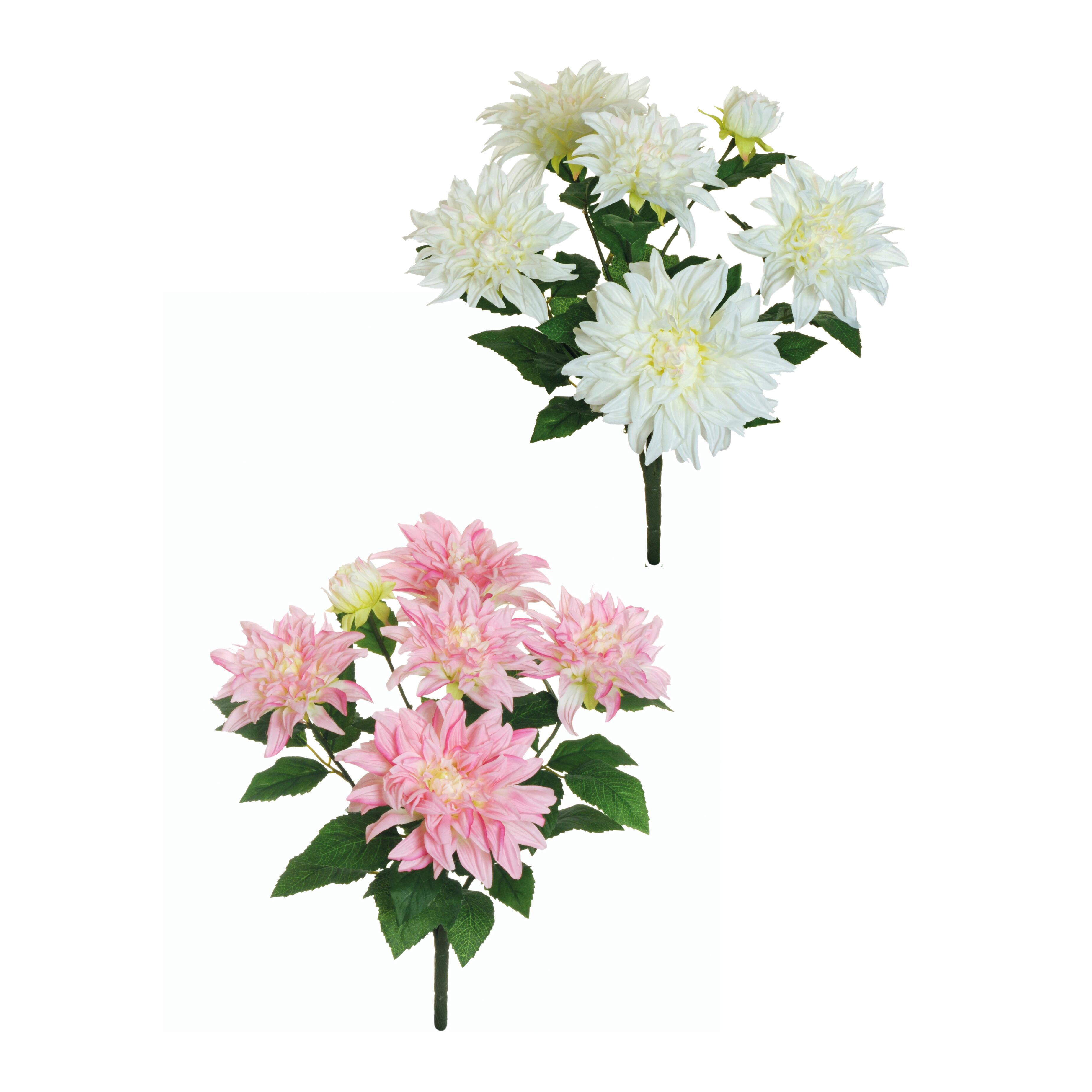 Pianta artificiale Mazzo in poliestere multicolore H 50 cm senza vaso - 2