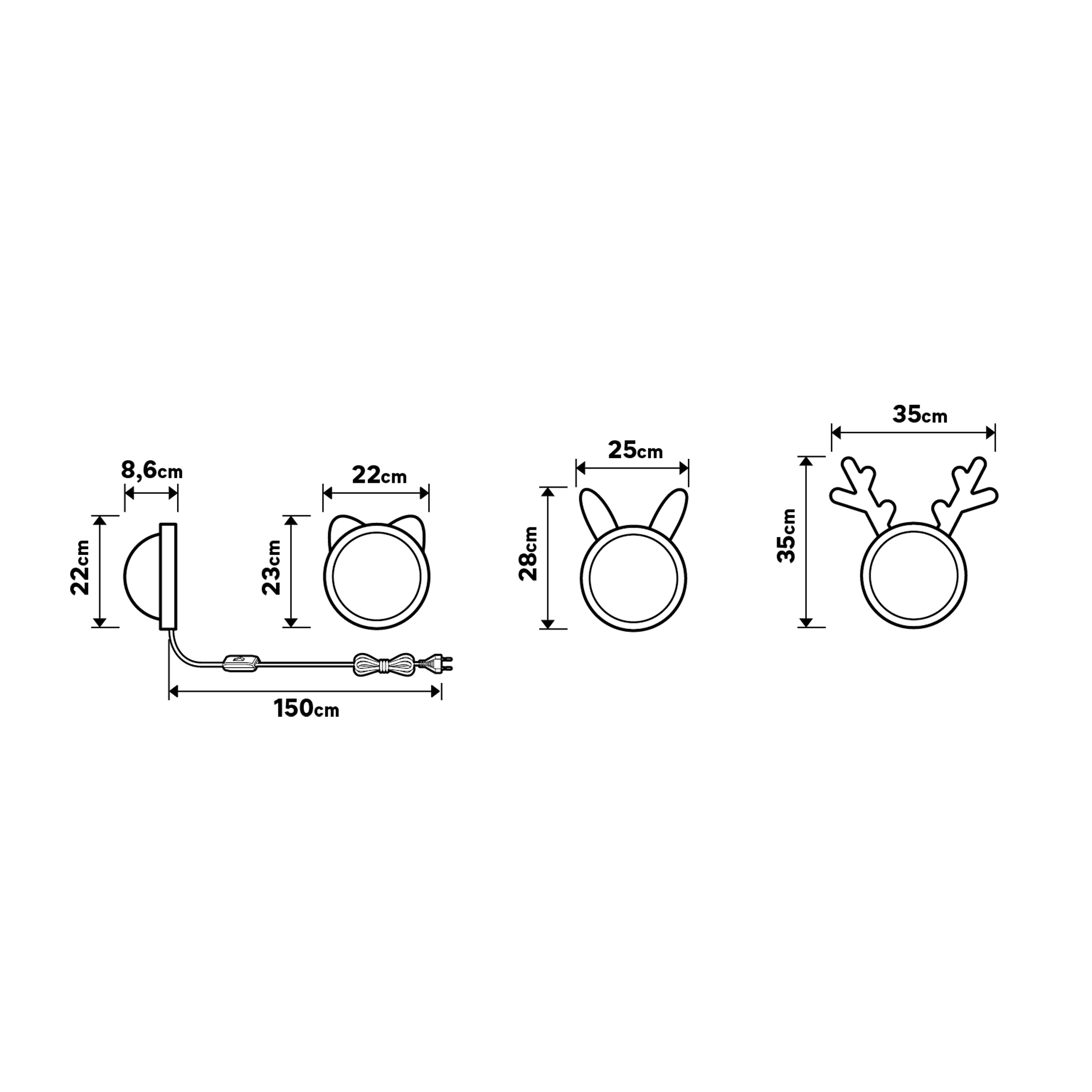 Candeeiro de parede INSPIRE LED OLGA 300LM LUZ AMARELA MATE - 8