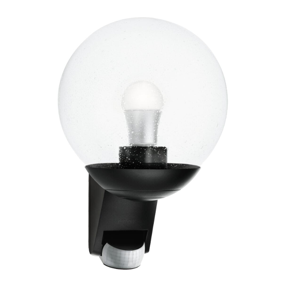 Applique classico da esterno L 585S nero con sensore di movimento IP44 E27 STEINEL - 14