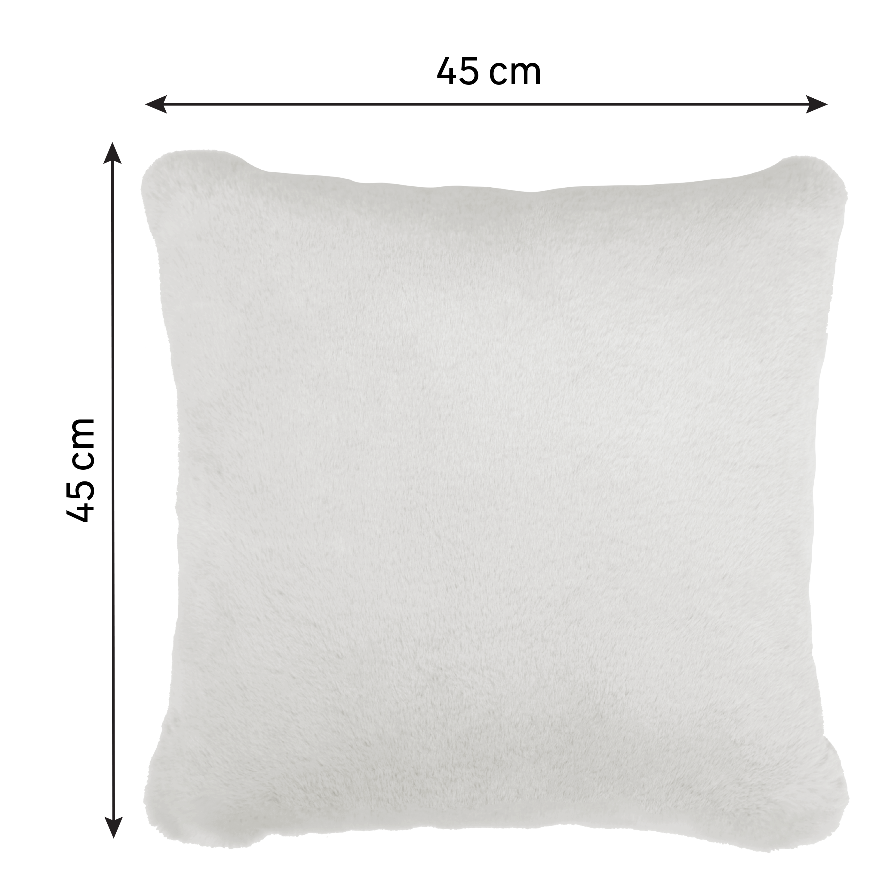 Almofada decorativa INSPIRE SWANNY 45X45CM CREME - 8