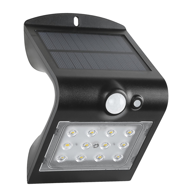 Candeeiro parede exterior solar Kano detetor movimento IP44 220lm 4000K Inspire