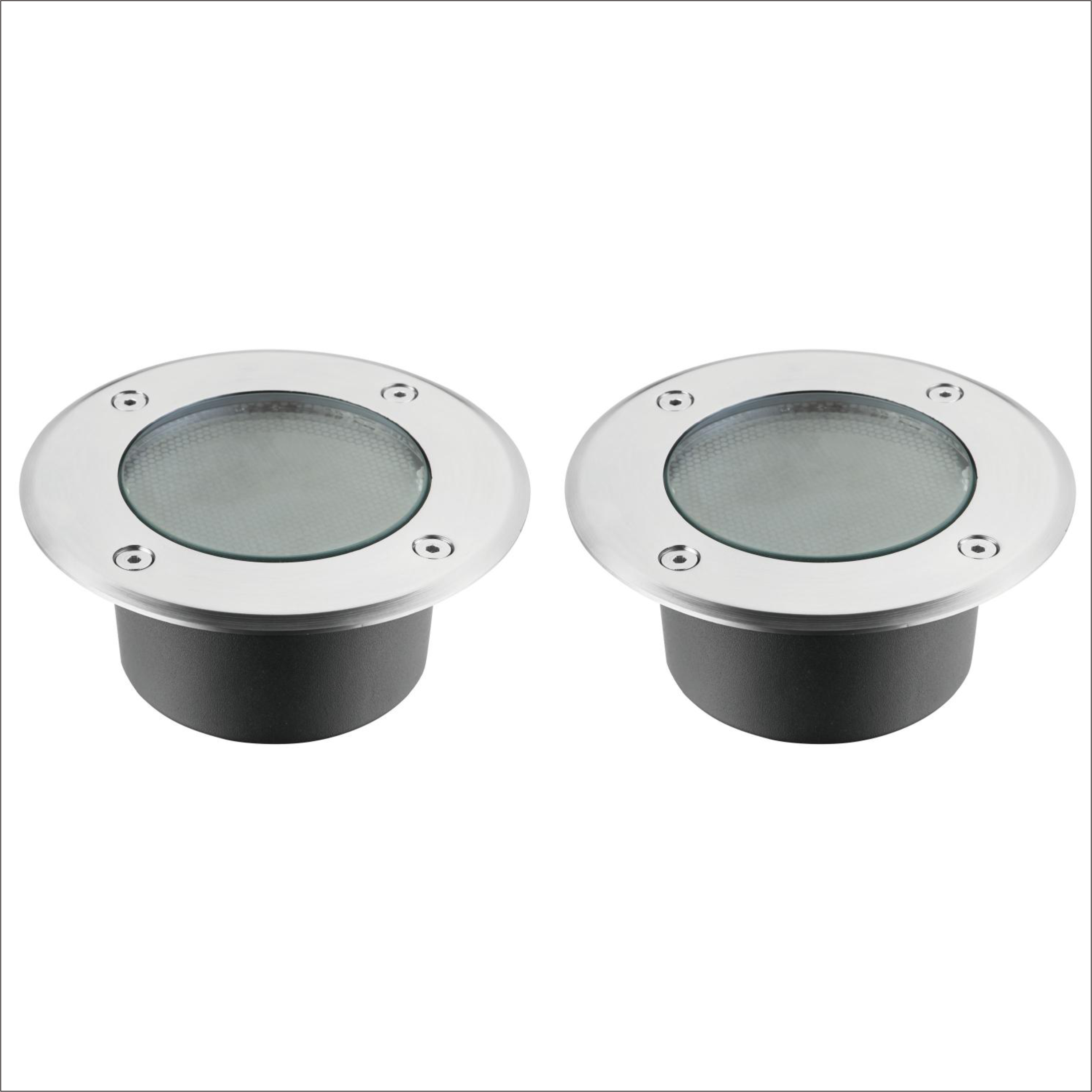 Faretto a incasso esterno solare Demba luce bianco freddo diam.13cm 13x5.6cm INSPIRE - 2