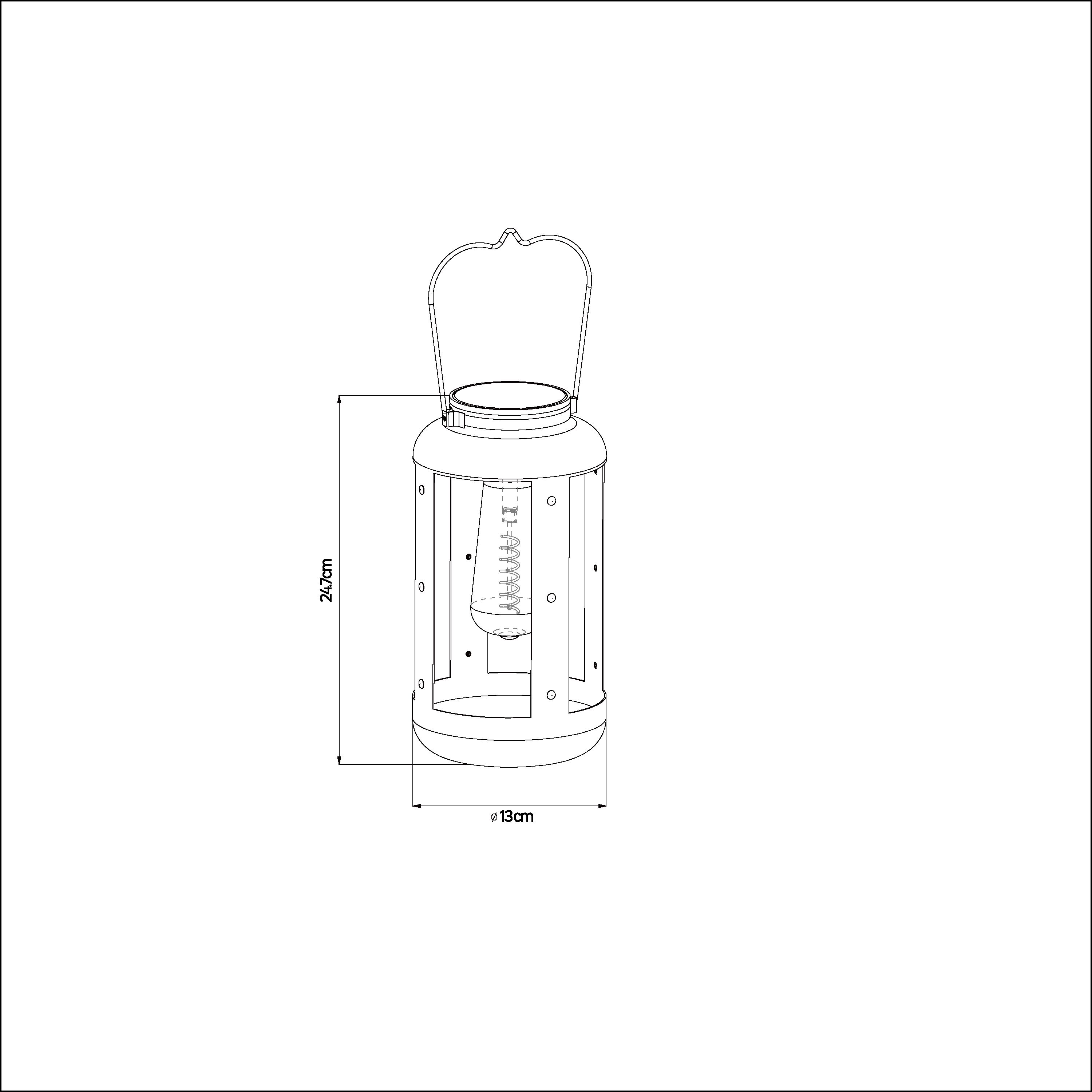 Sobremuro solar árvore 30 lm luz amarela IP44 Inspire - 6