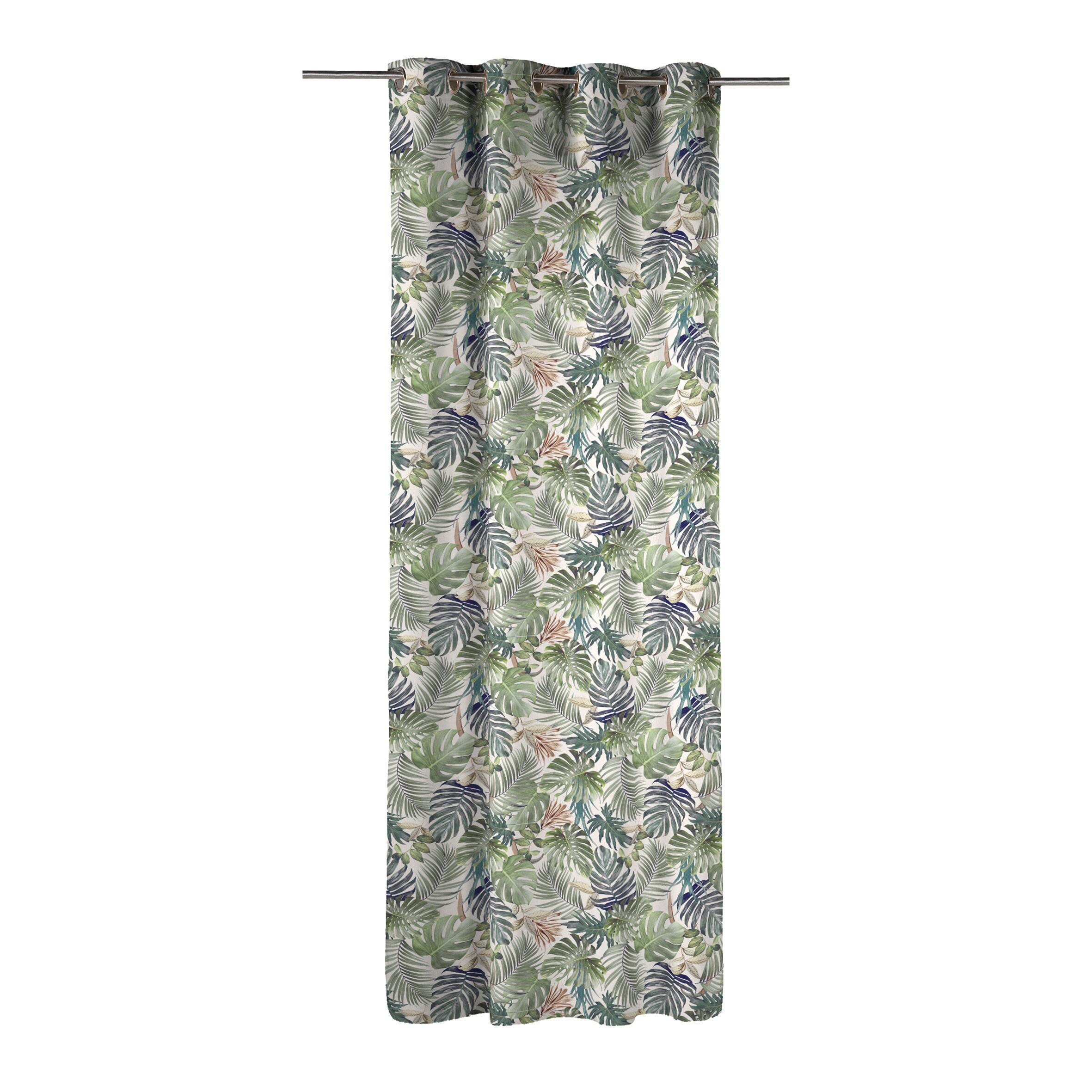Tenda INSPIRE Anea multicolore oscurante con rivestimento, lacci 140x270 cm - 2