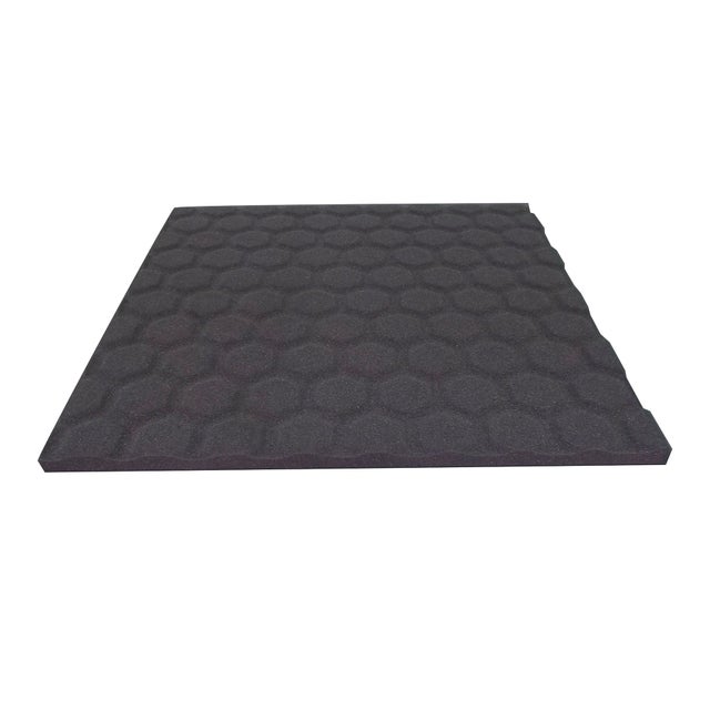 Isolante acustico TARTARUGA ADESIVA 1 x 1 m, Sp 30 mm, 1 mq densità 18 kg/m³