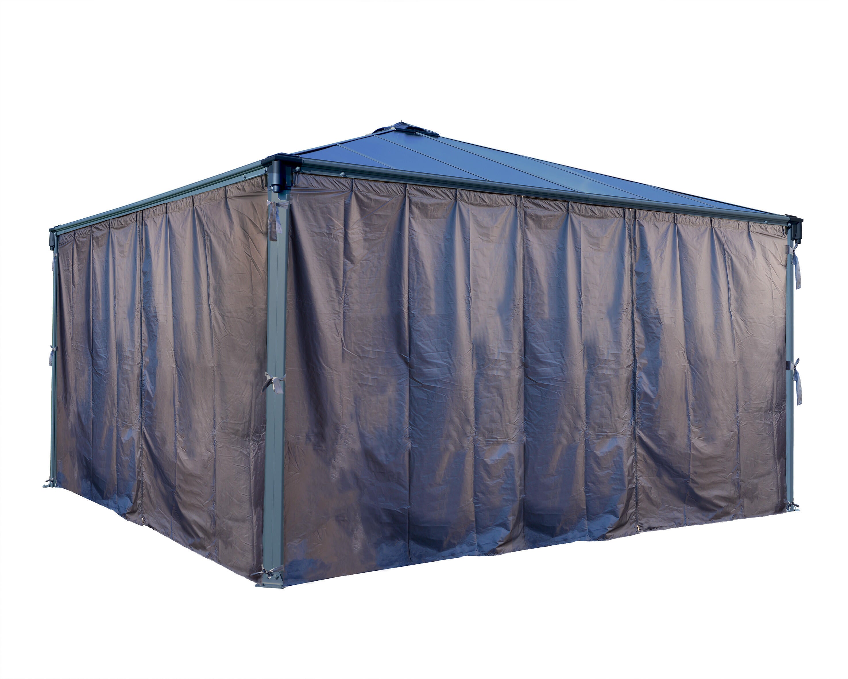 Cortina para cenador y pérgola de nailon 366x217 cm