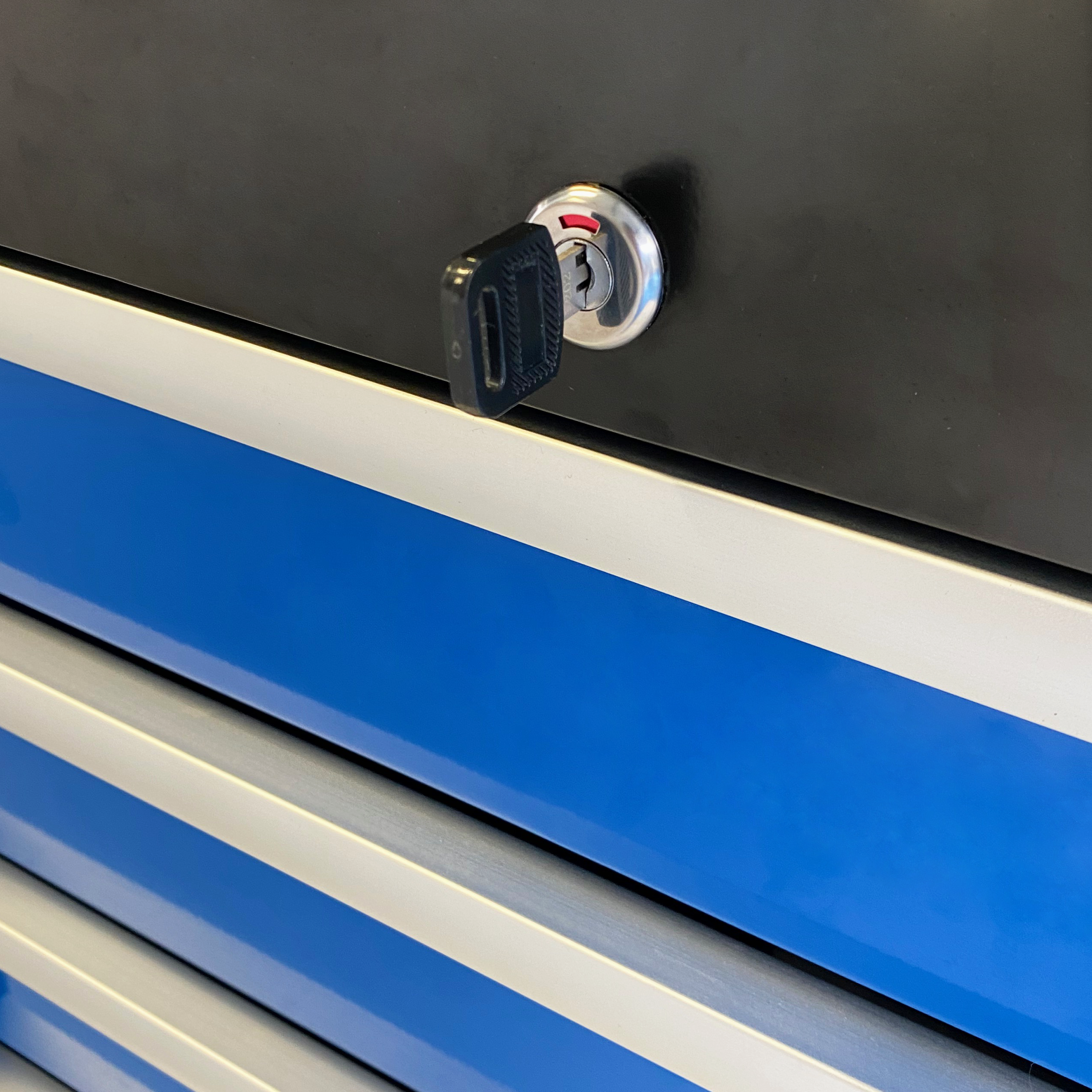 Servante d'atelier 5 tiroirs DEXTER tôle et plastique, L.46 cm - 5