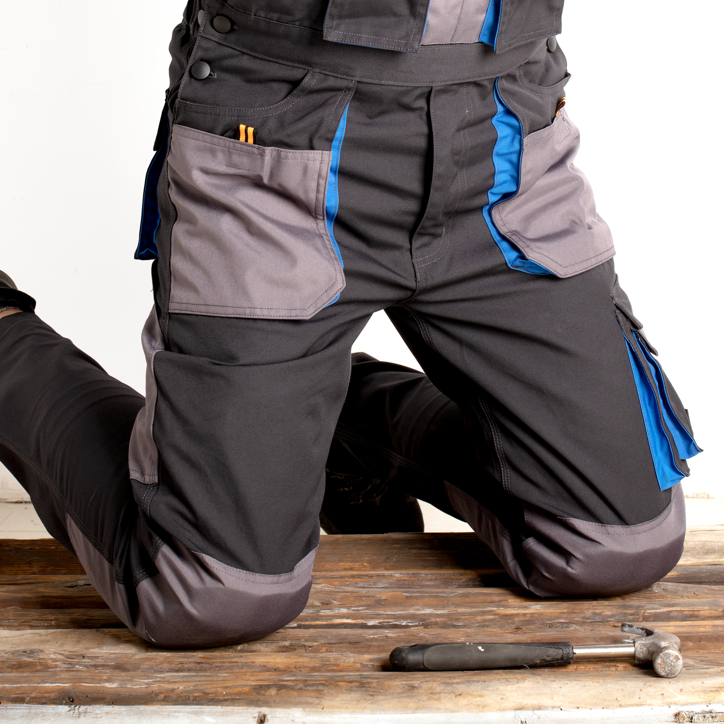 Salopette de travail DEXTER noir / gris taille XXL - 4