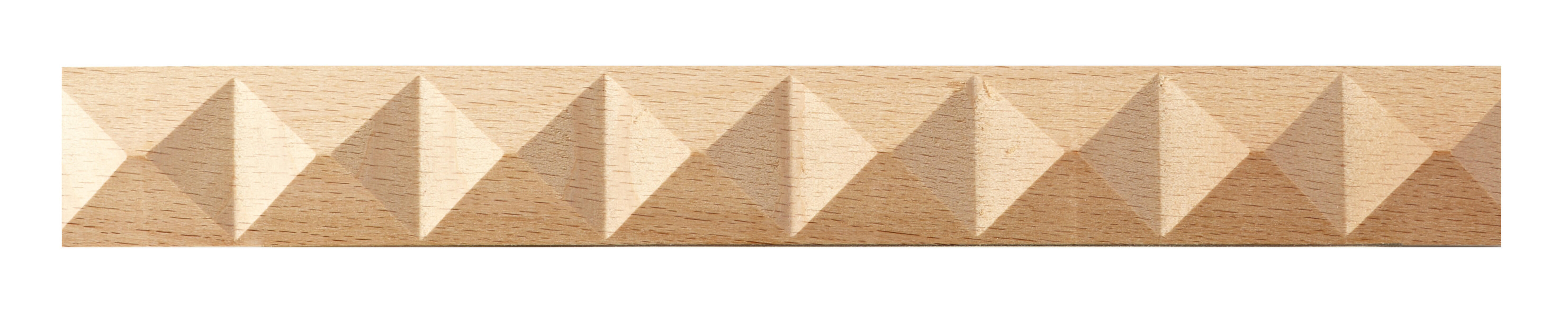 LaBlanc-Gancio da parete - 5 ganci - Legno naturale - 30 x 16 x 3,5 cm