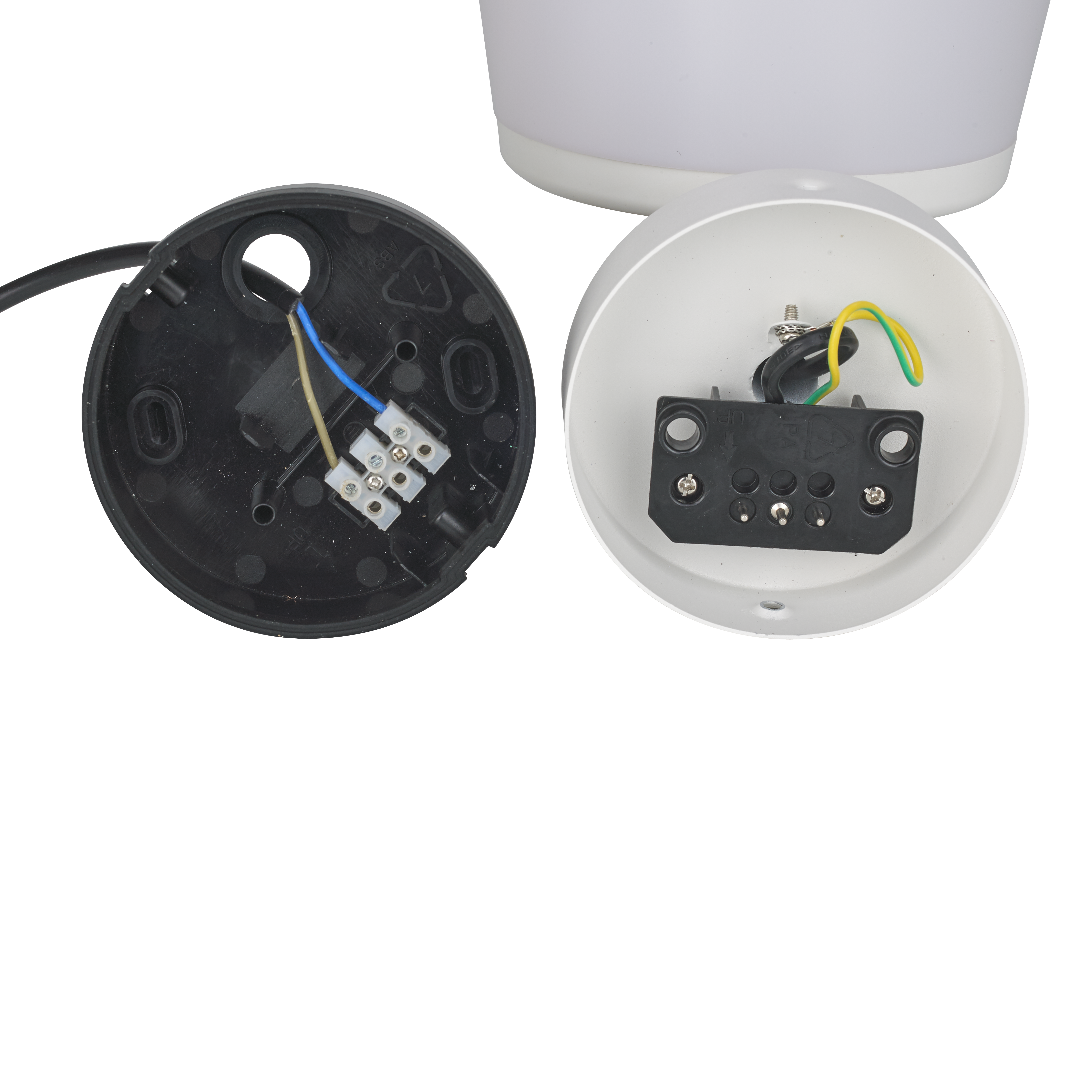 Applique moderno da esterno AYOS bianco IP44 E27 INSPIRE - 4