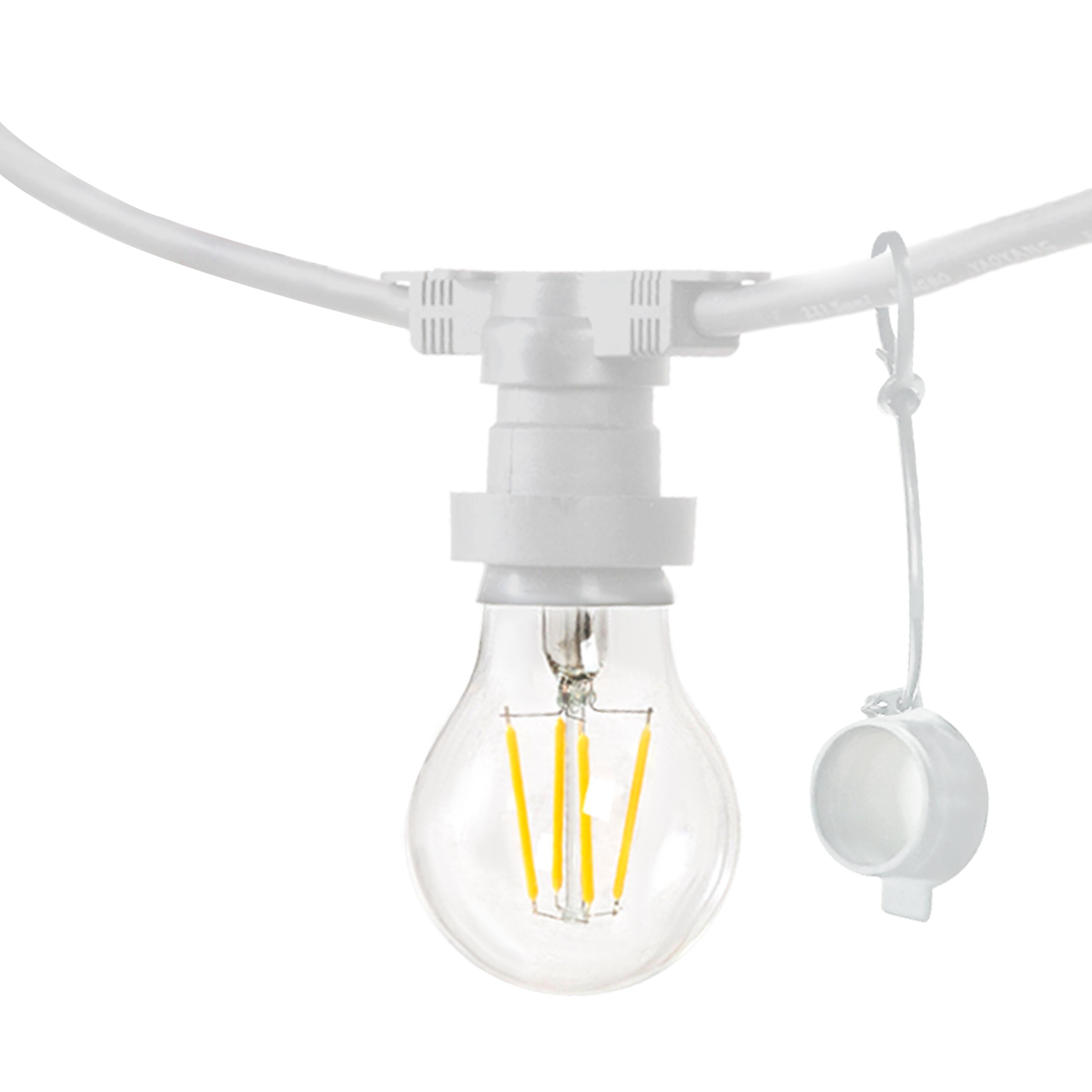 Guirnalda Segoya INSPIRE blanco 10 luces E27 5 metros extensible - 6