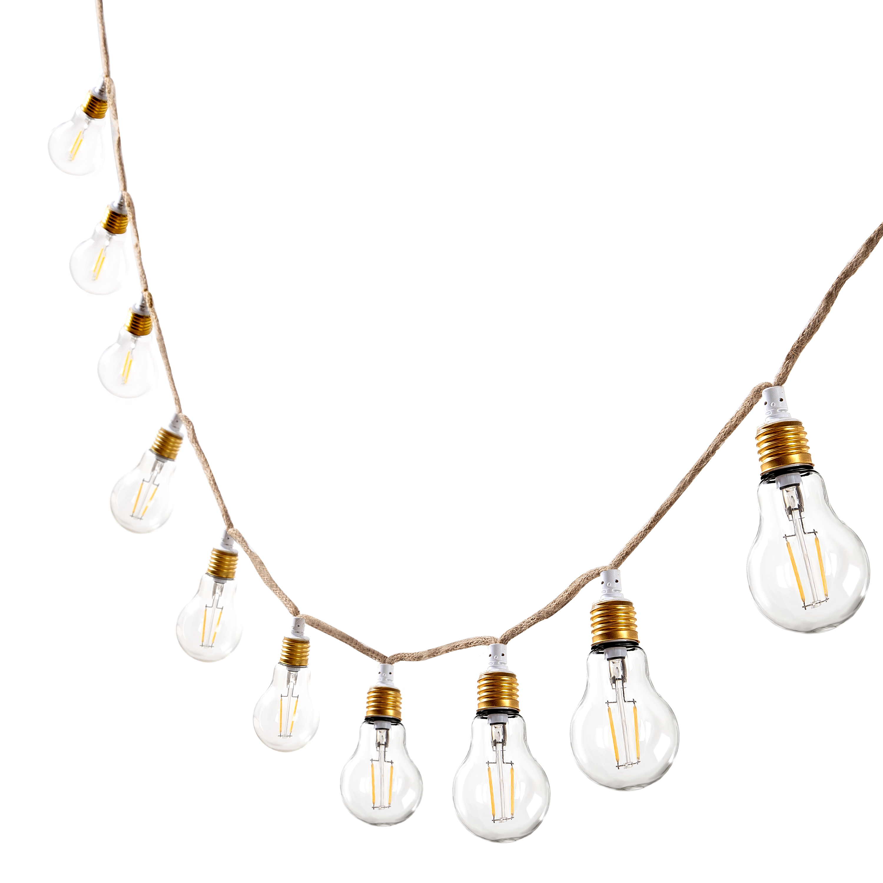 Guirlande extérieure 10ampoules LED blanc chaud intensité variable Minta INSPIRE - 12