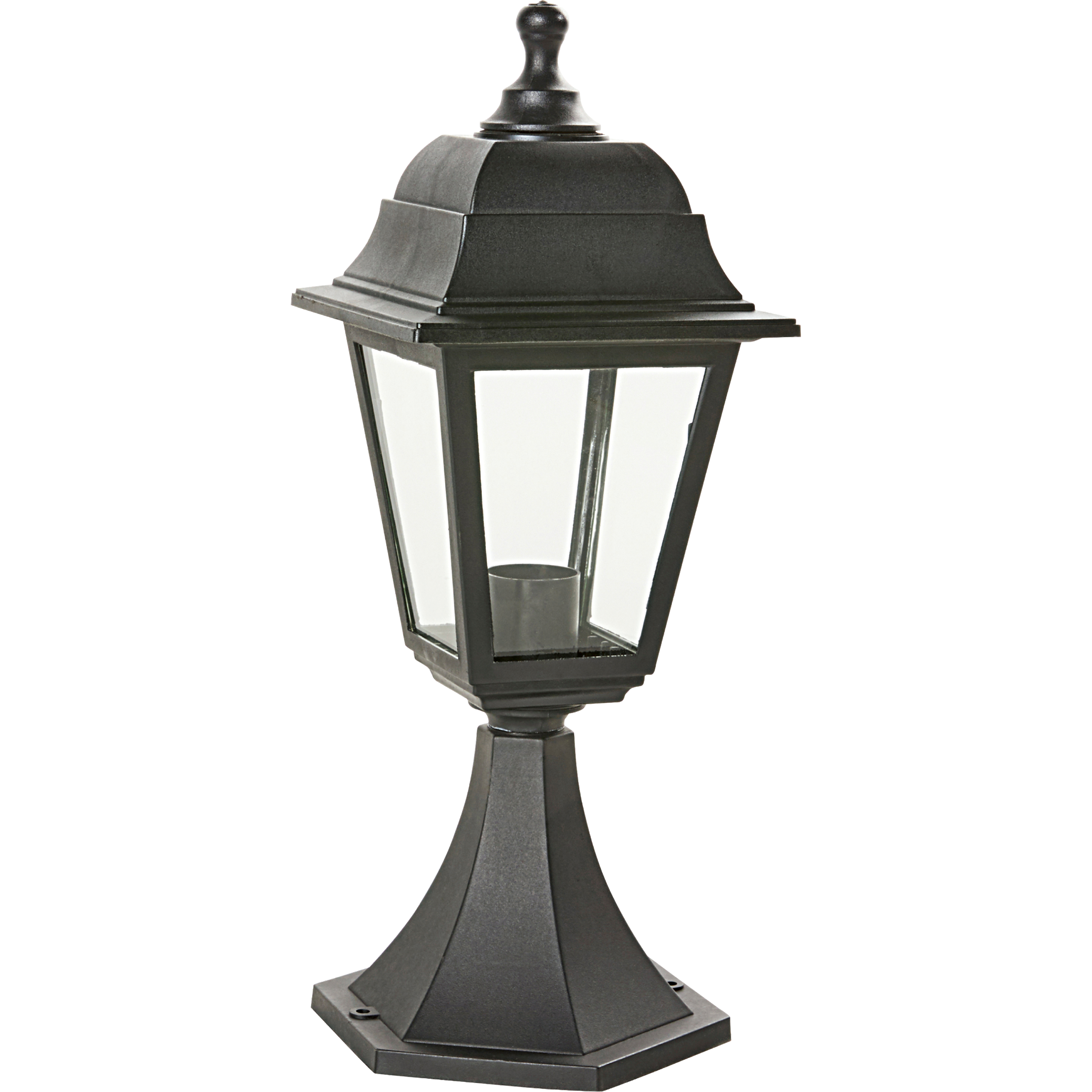 Baliza de jardín exterior E27 Sima 40.5 cm negro resistencia IP44 - 2