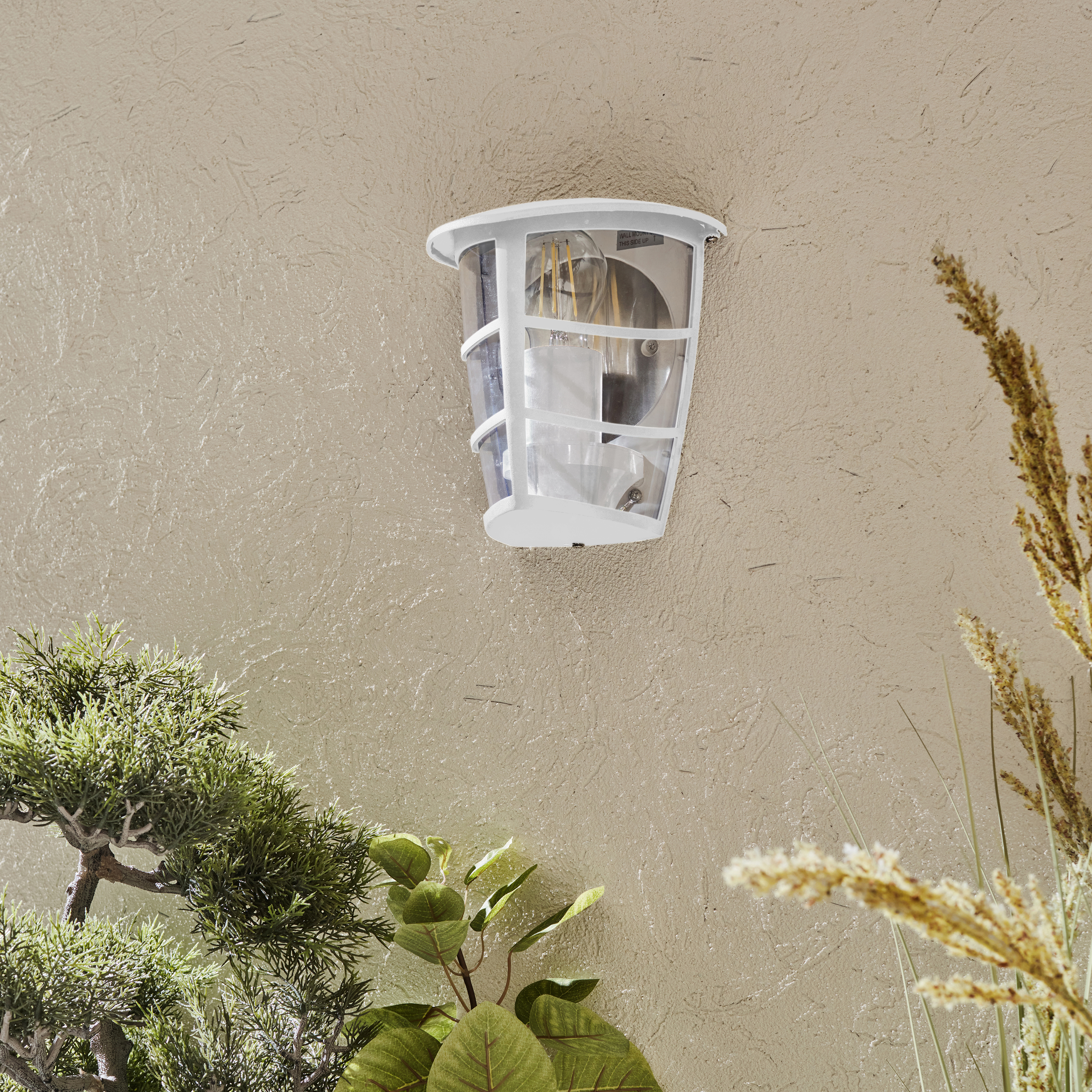 Półkinkiet zewnętrzny Palama IP44 biały E27 60W Inspire - 3