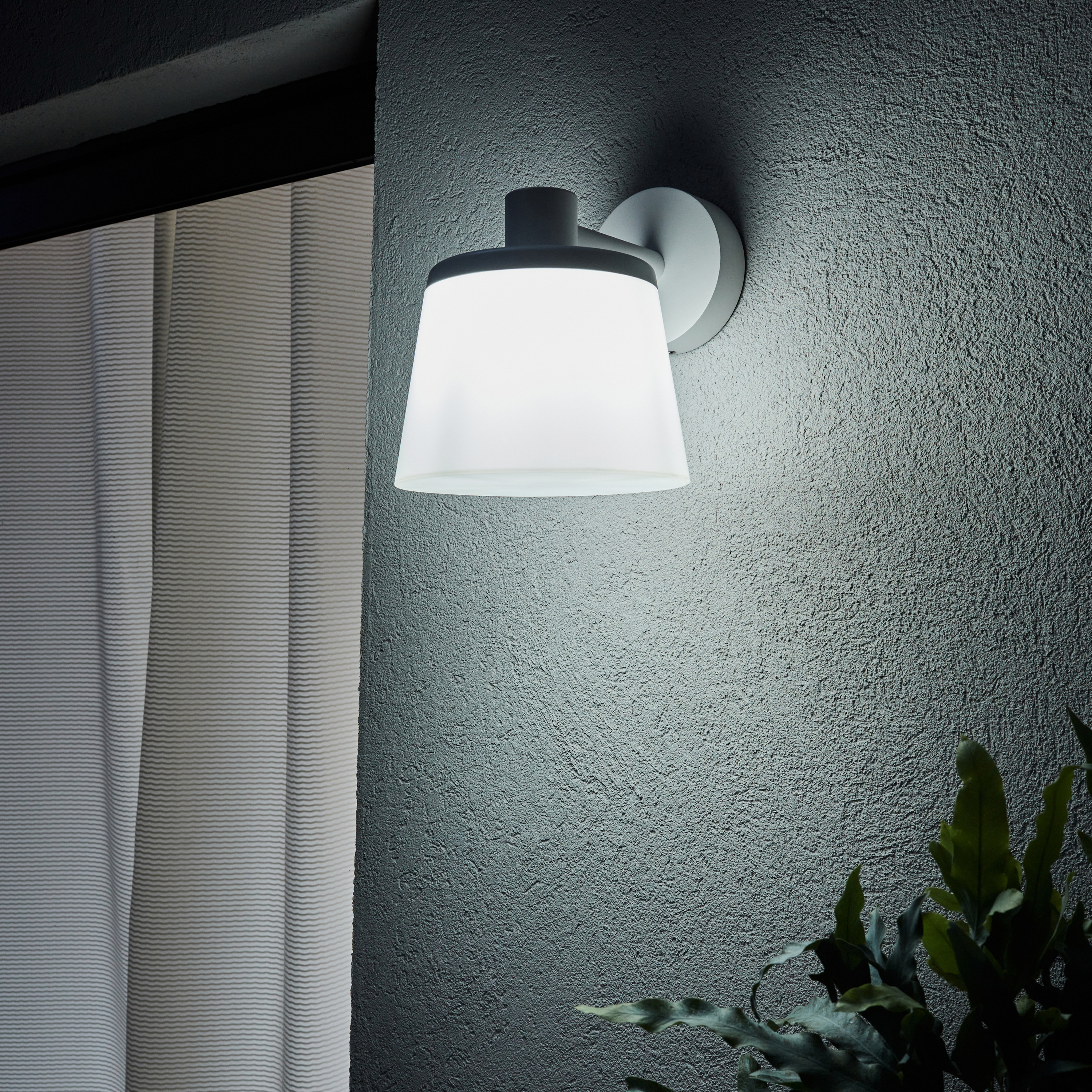 Applique moderno da esterno AYOS bianco IP44 E27 INSPIRE - 9