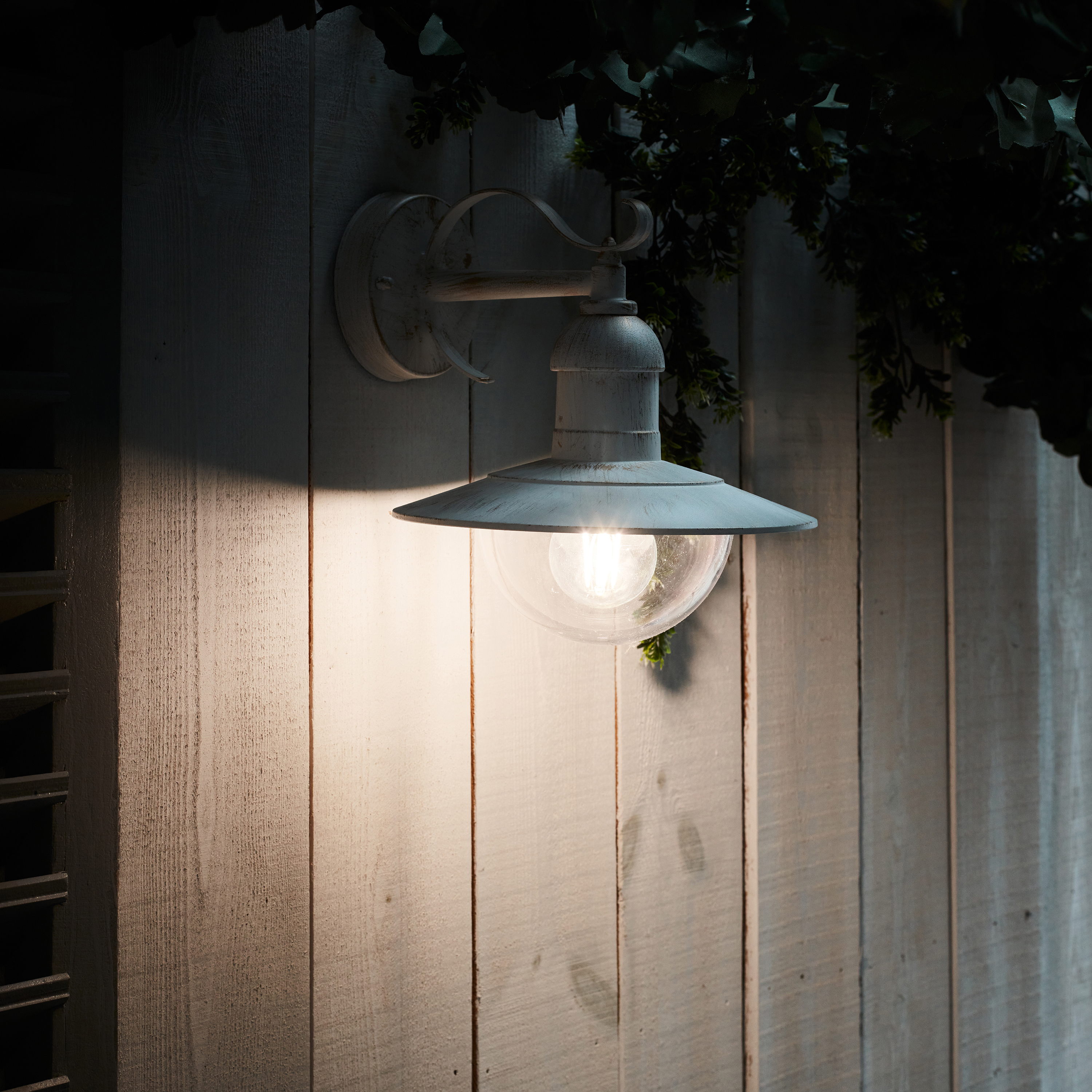 Applique classico da esterno bianco IP44 E27 INSPIRE - 4